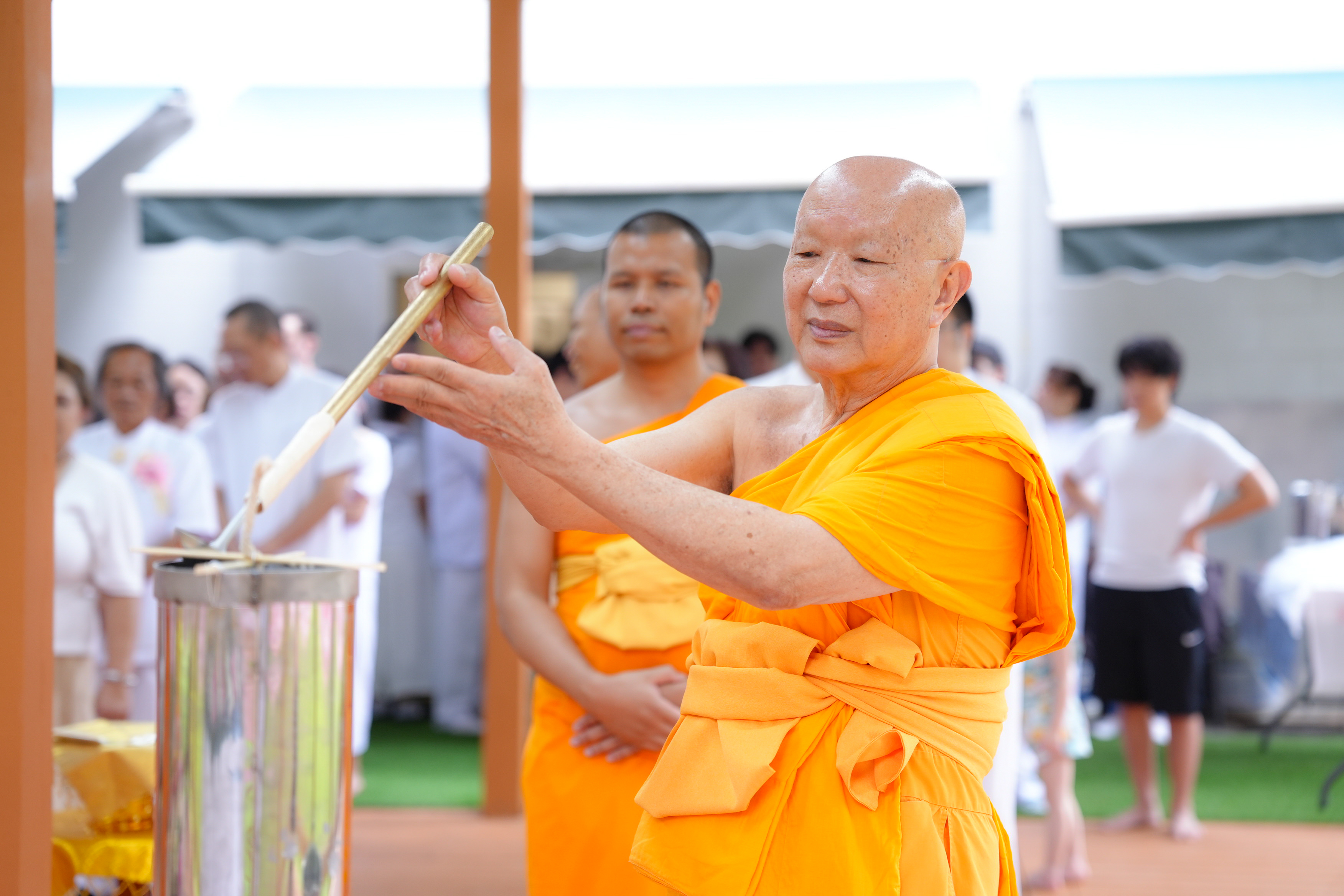 วัดพระธรรมกายจอร์เจีย จัดงานบุญเนื่องในวันเข้าพรรษา