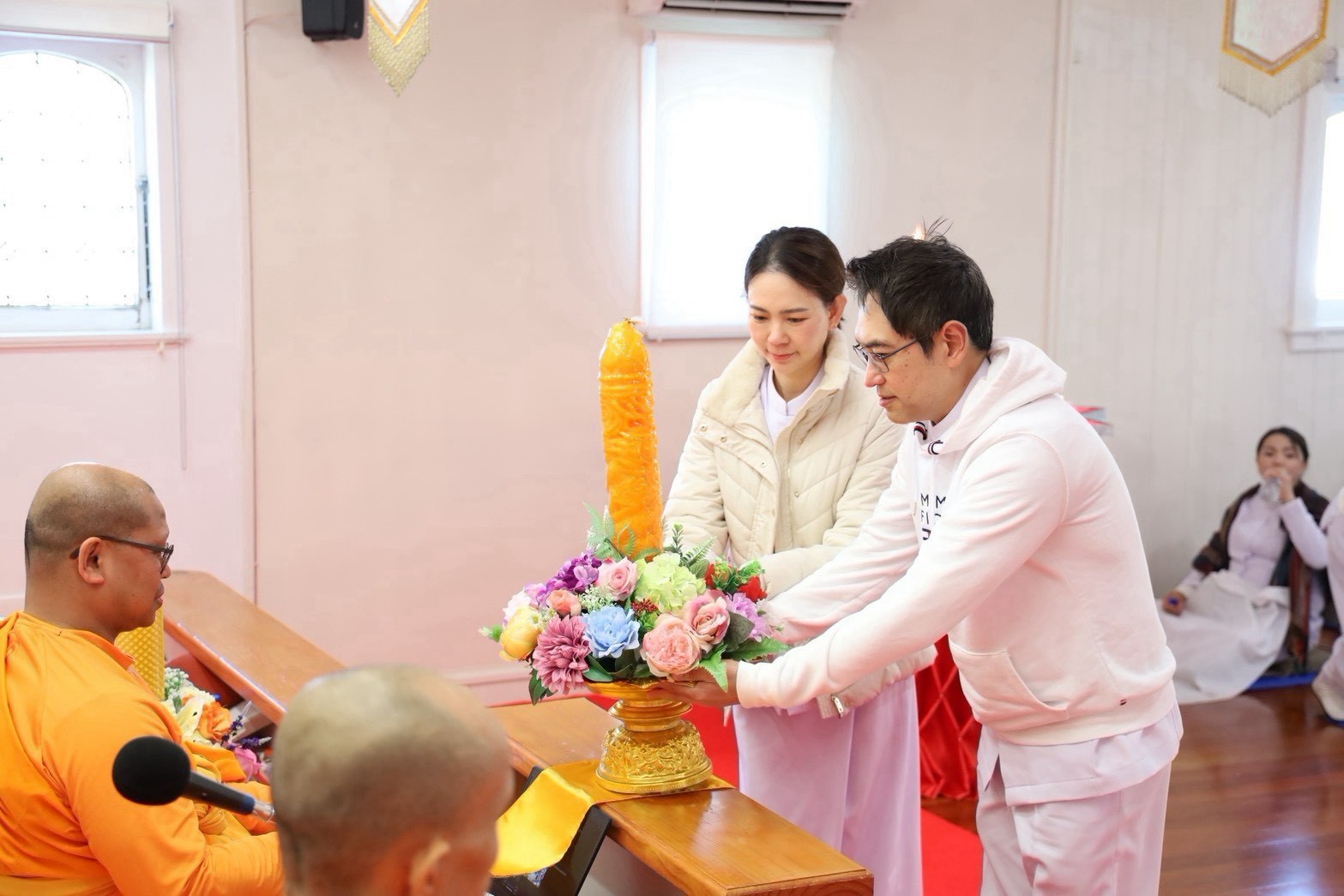 วัดพระธรรมกายโอ๊คแลนด์ จัดงานบุญบูชาข้าวพระ