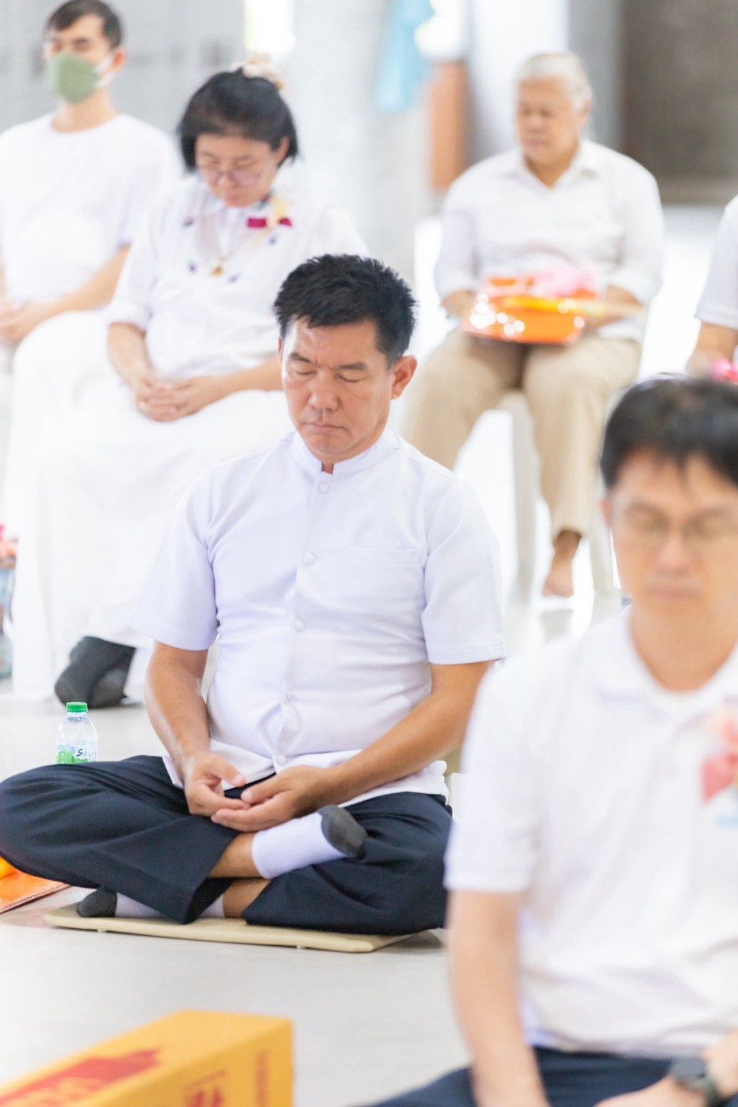 ศูนย์ปฏิบัติธรรมสมุทรปราการ จัดพิธีทอดผ้าบำรุงศูนย์ พิธีถวายเทียนพรรษา และผ้าอาบน้ำฝน