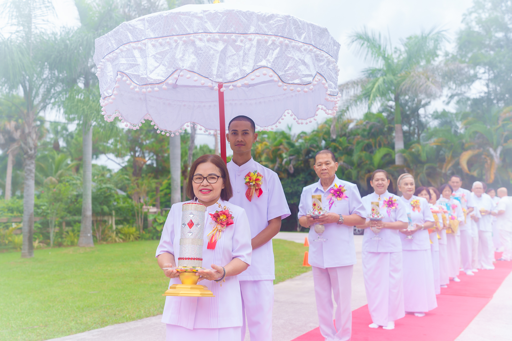 วัดพระธรรมกายปาล์มบีช จัดงานบุญเนื่องในเทศกาลเข้าพรรษา