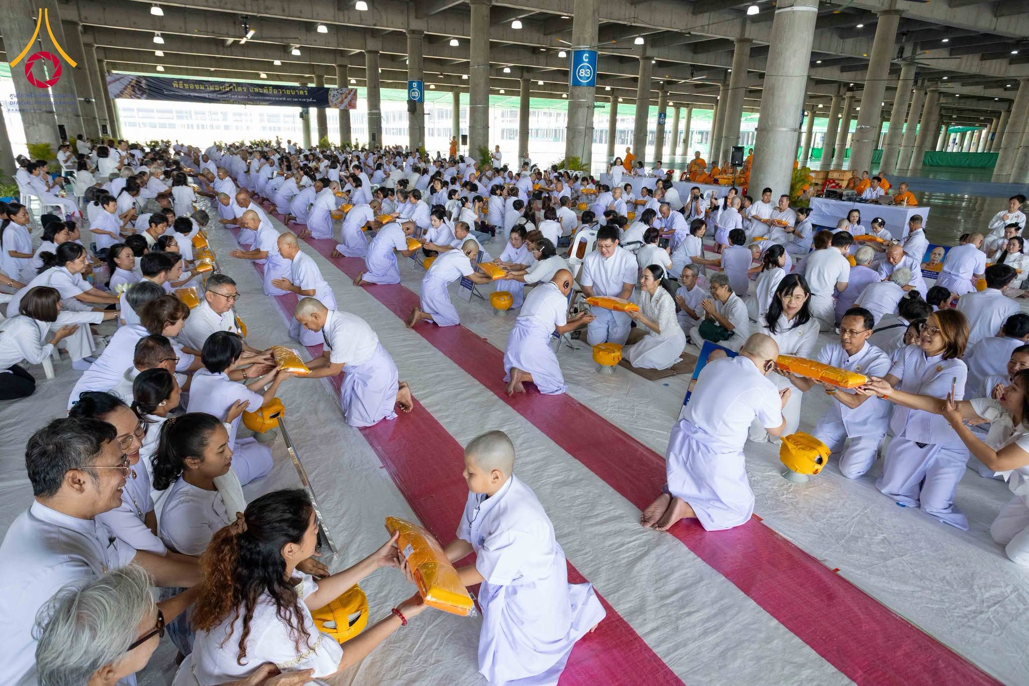 พิธีบรรพชารุ่นเข้าพรรษา โครงการบวชพระนานาชาติ AEC และ WAB รุ่นที่ 10