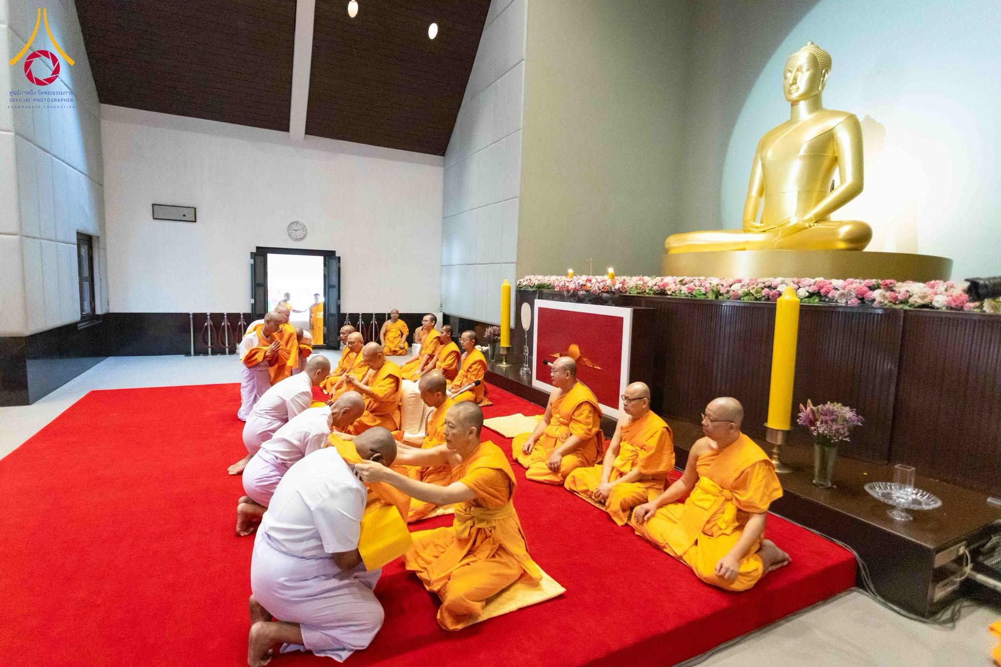 พิธีบรรพชารุ่นเข้าพรรษา โครงการบวชพระนานาชาติ AEC และ WAB รุ่นที่ 10