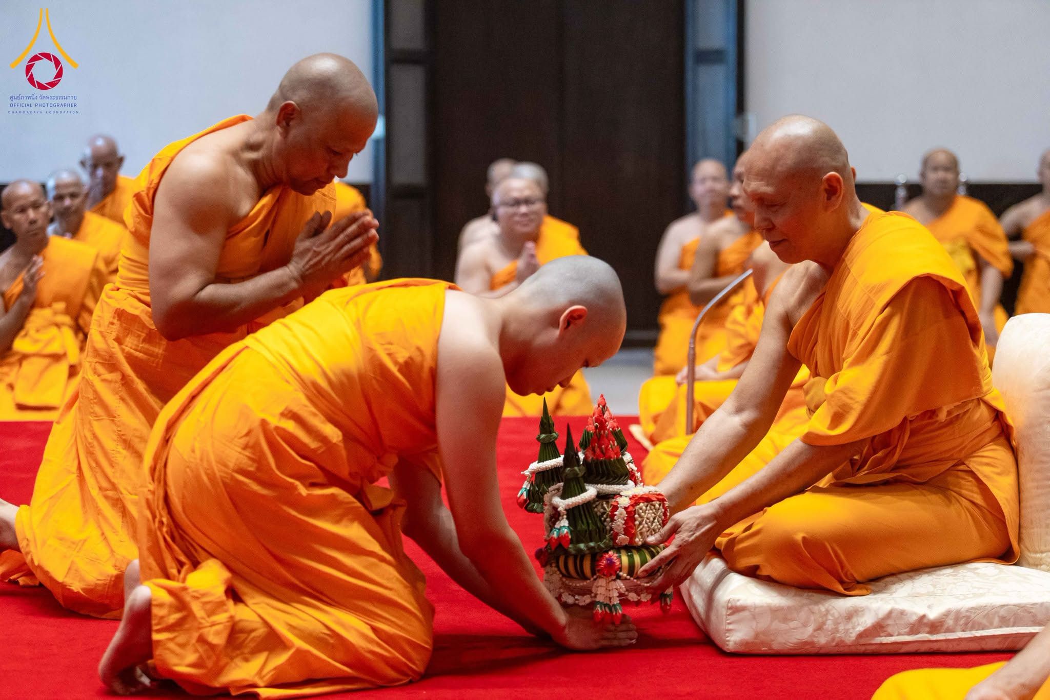 พิธีบรรพชารุ่นเข้าพรรษา โครงการบวชพระนานาชาติ AEC และ WAB รุ่นที่ 10