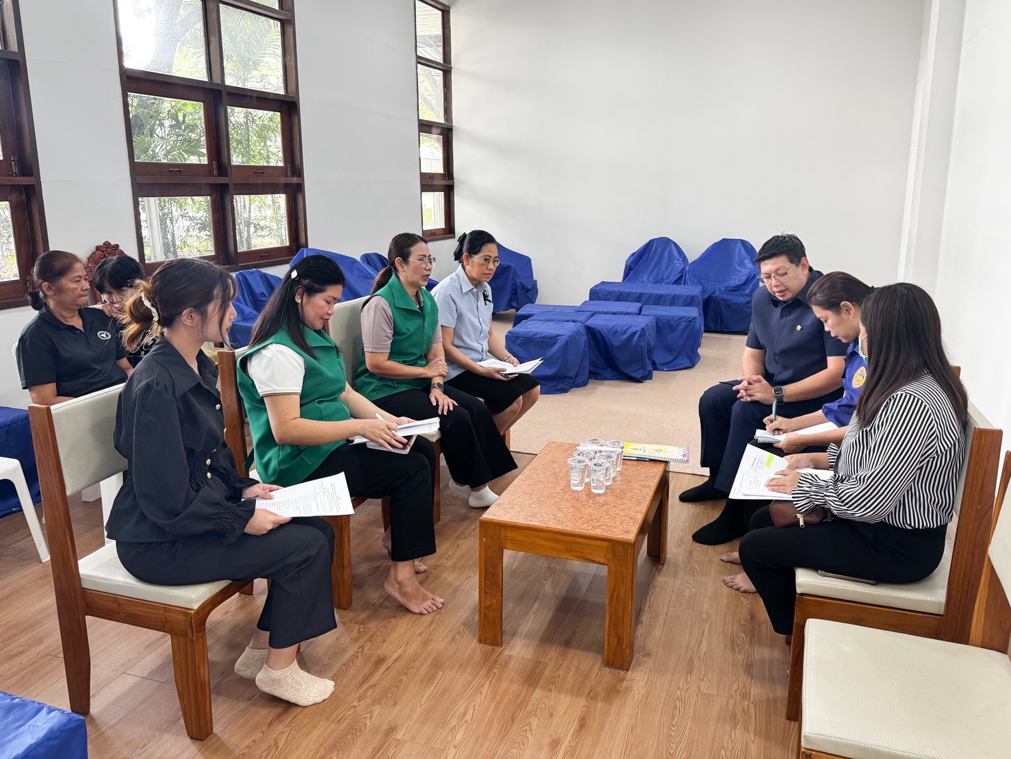จังหวัดปทุมธานี ลงพื้นที่เตรียมความพร้อมโครงการ “เด็กไทยสายตาดี” เฉลิมพระเกียรติพระบาทสมเด็จพระเจ้าอยู่หัว ณ วัดพระธรรมกาย