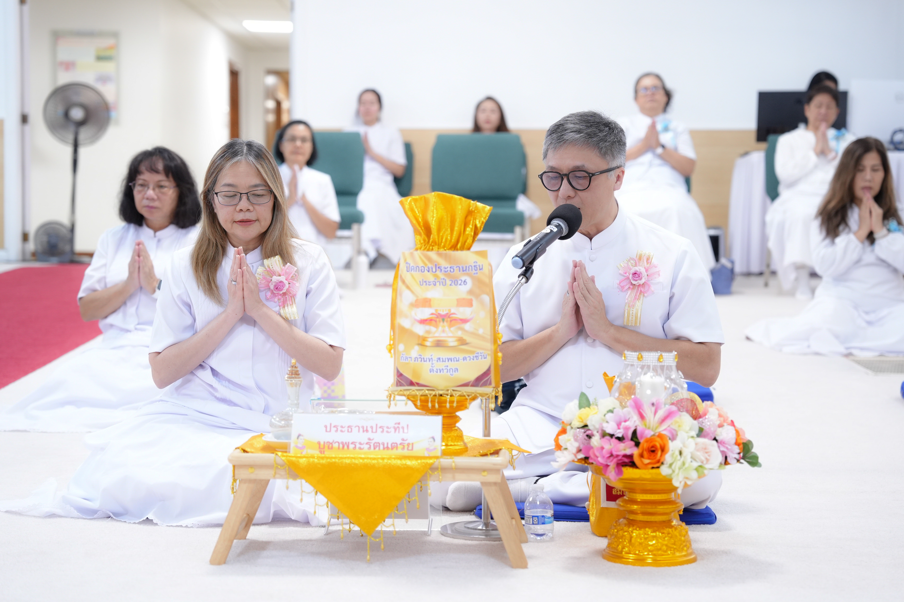 วัดพระธรรมกายจอร์เจีย จัดพิธีบูชาข้าวพระ