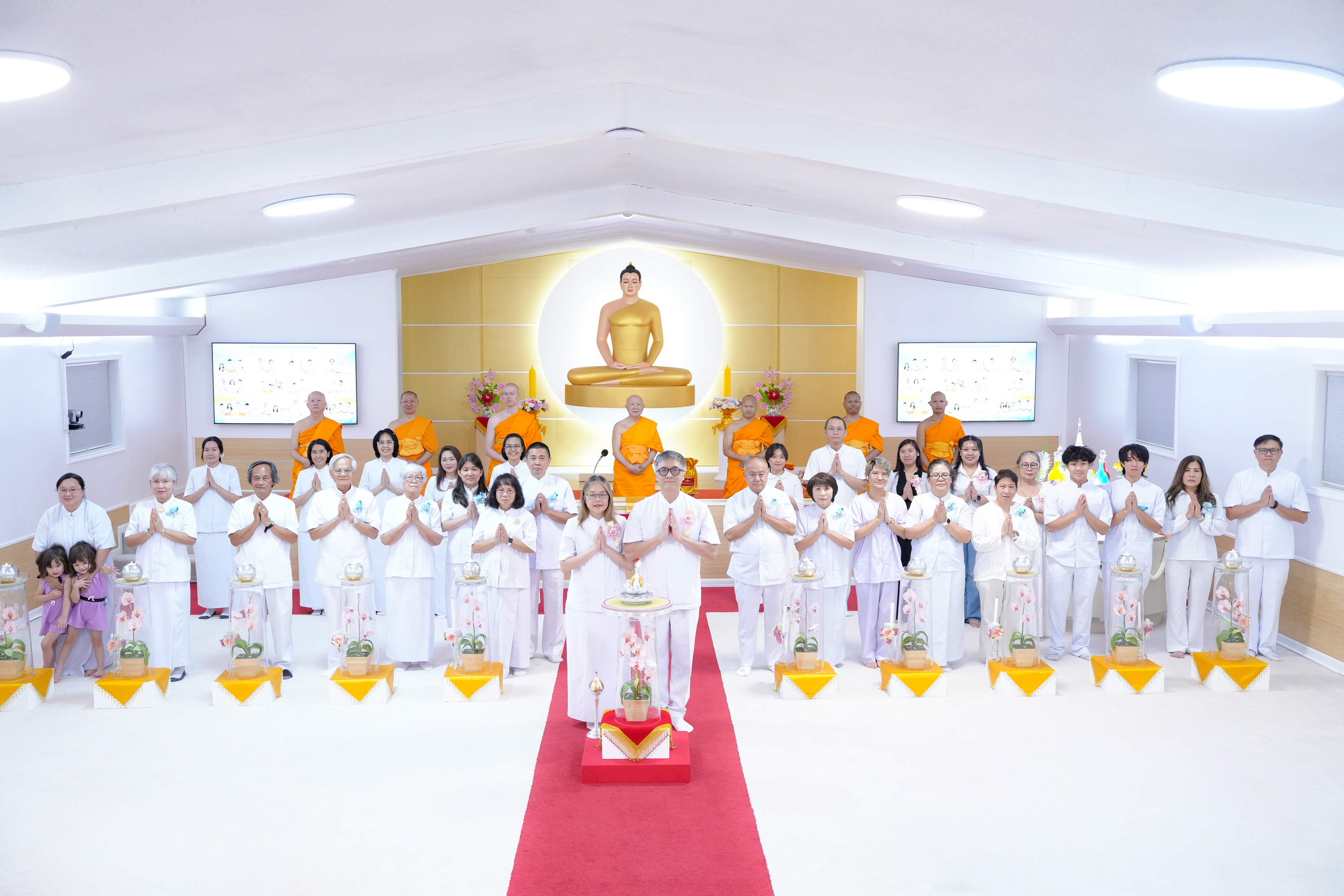 วัดพระธรรมกายจอร์เจีย จัดพิธีบูชาข้าวพระ