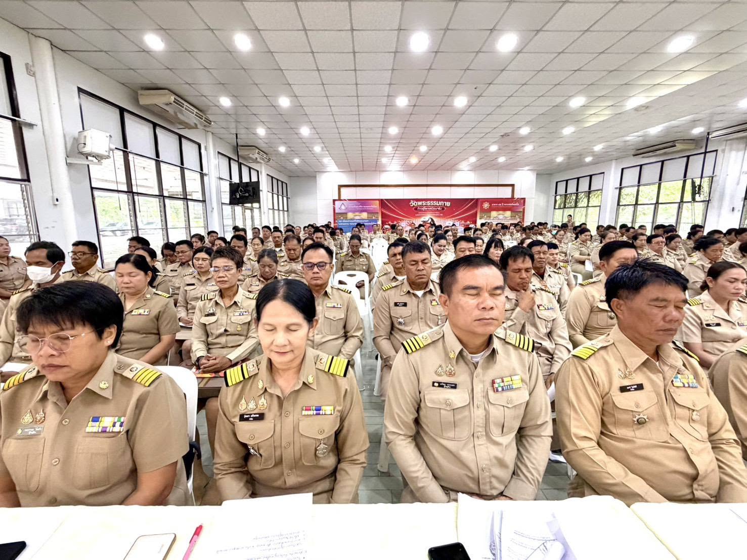 นายอำเภอคลองหลวง เป็นประธานการประชุมกำนัน ผู้ใหญ่บ้าน ประจำเดือนสิงหาคม