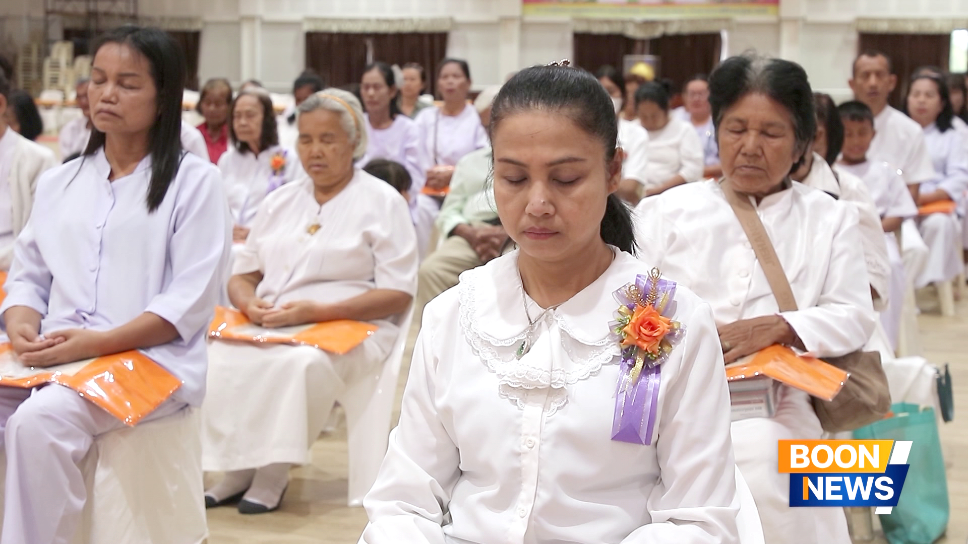 ศูนย์อบรมเยาวชนกาญจนบุรี จัดพิธีตักบาตรพระบวชใหม่ รุ่นเข้าพรรษา และพิธีบุพเปตพลี