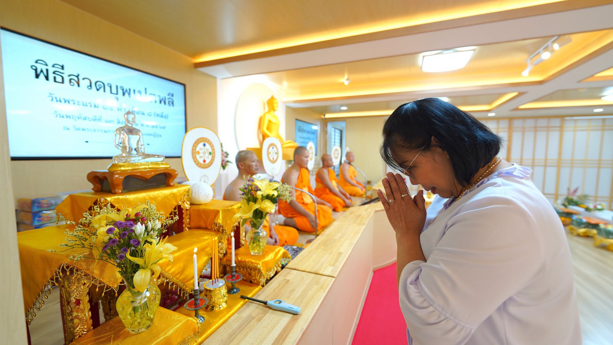 วัดพระธรรมกายโอซาก้า จัดพิธีบุพเปตพลี