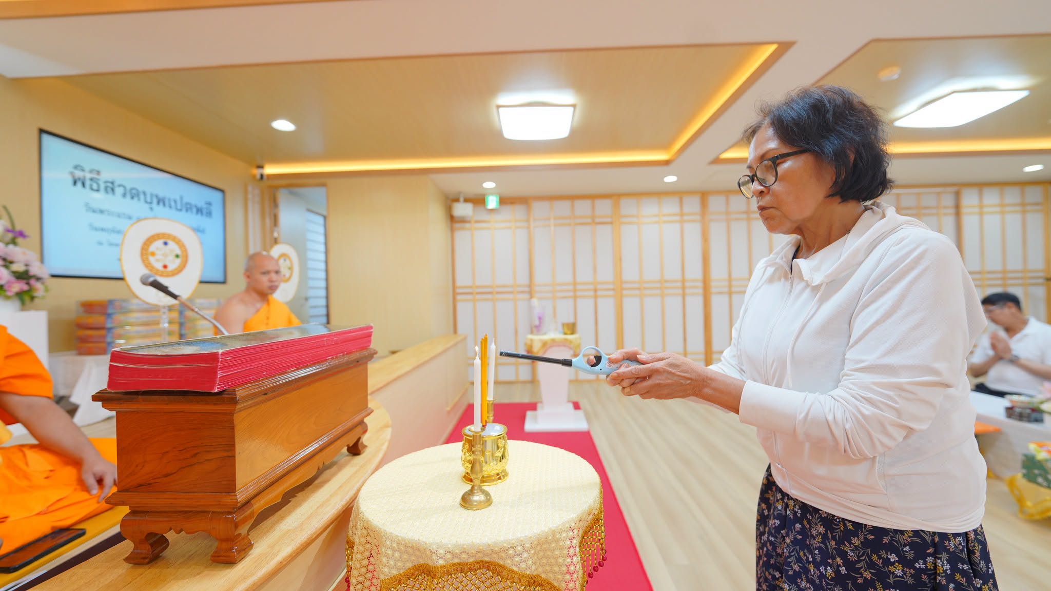 วัดพระธรรมกายโอซาก้า จัดพิธีบุพเปตพลี