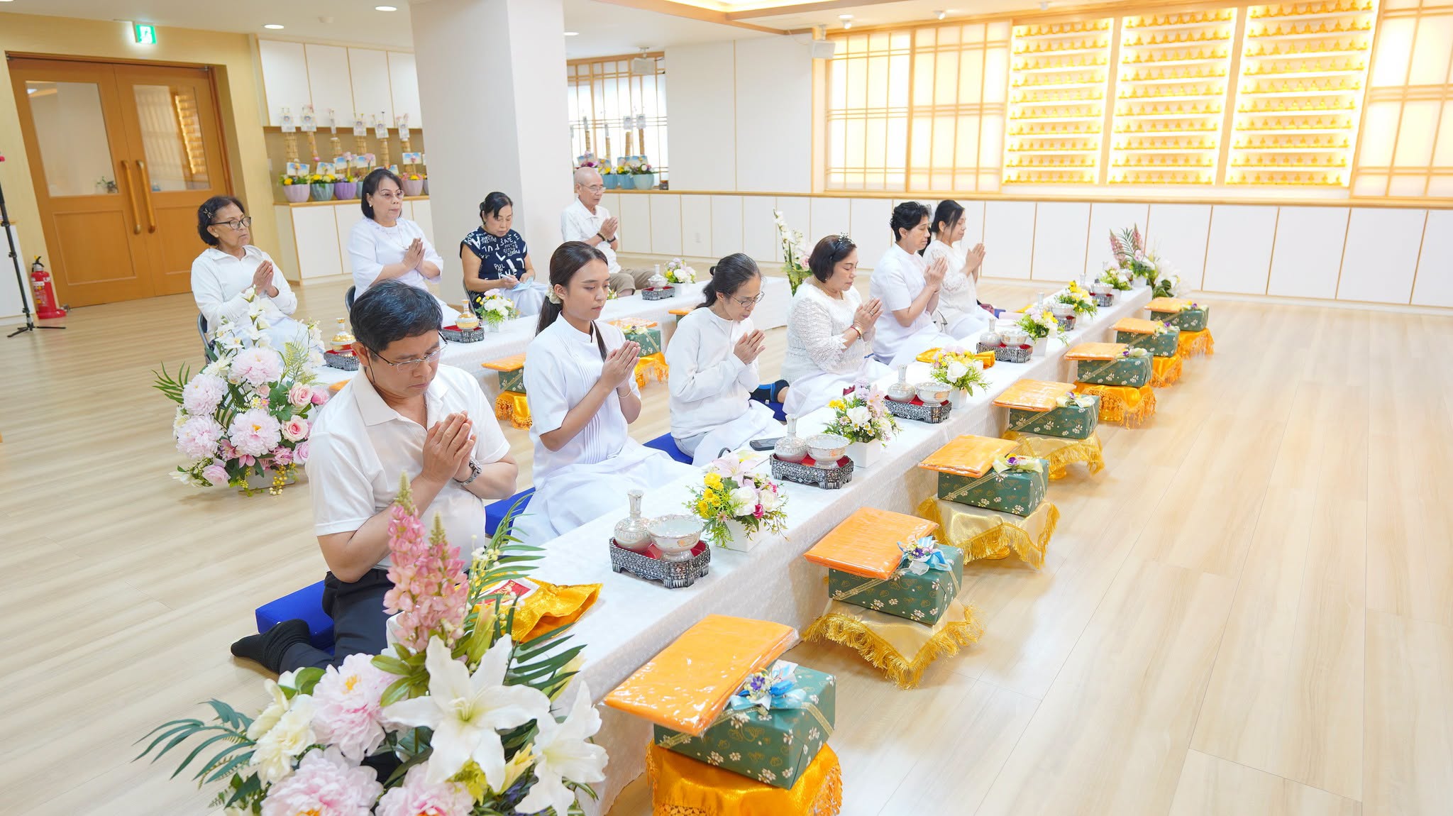 วัดพระธรรมกายโอซาก้า จัดพิธีบุพเปตพลี