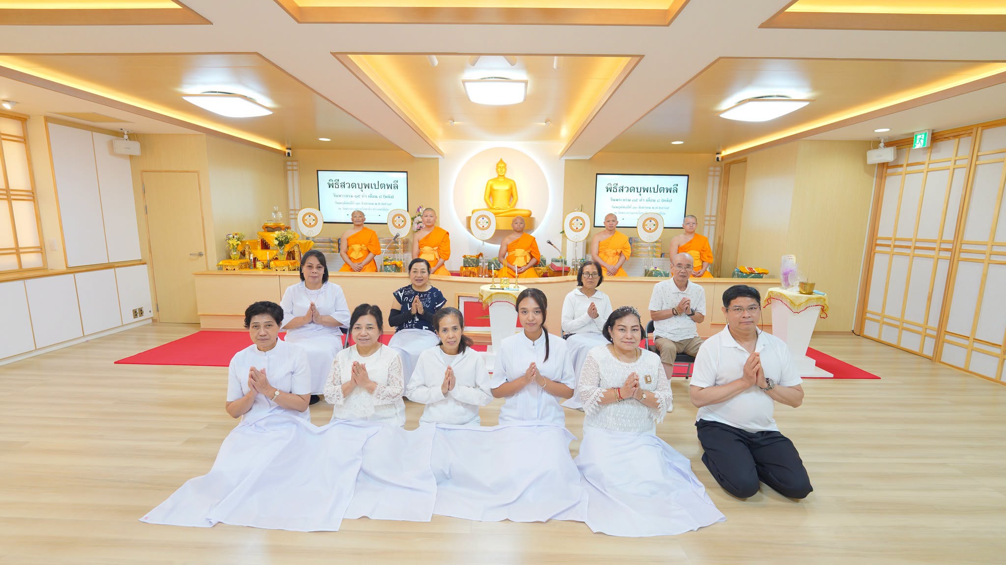 วัดพระธรรมกายโอซาก้า จัดพิธีบุพเปตพลี