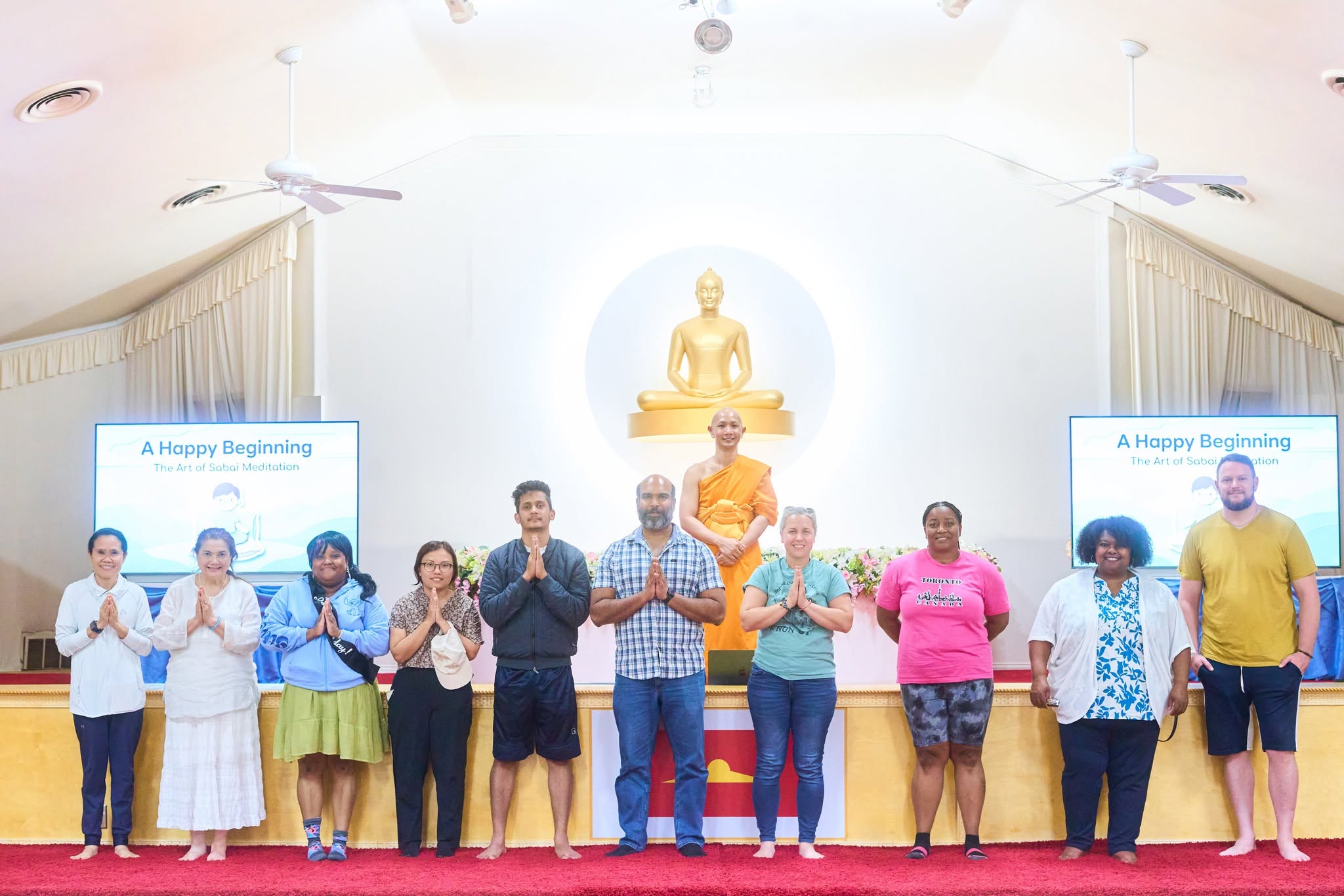 คลาสสมาธิ ณ วัดพระธรรมกายเท็กซัส