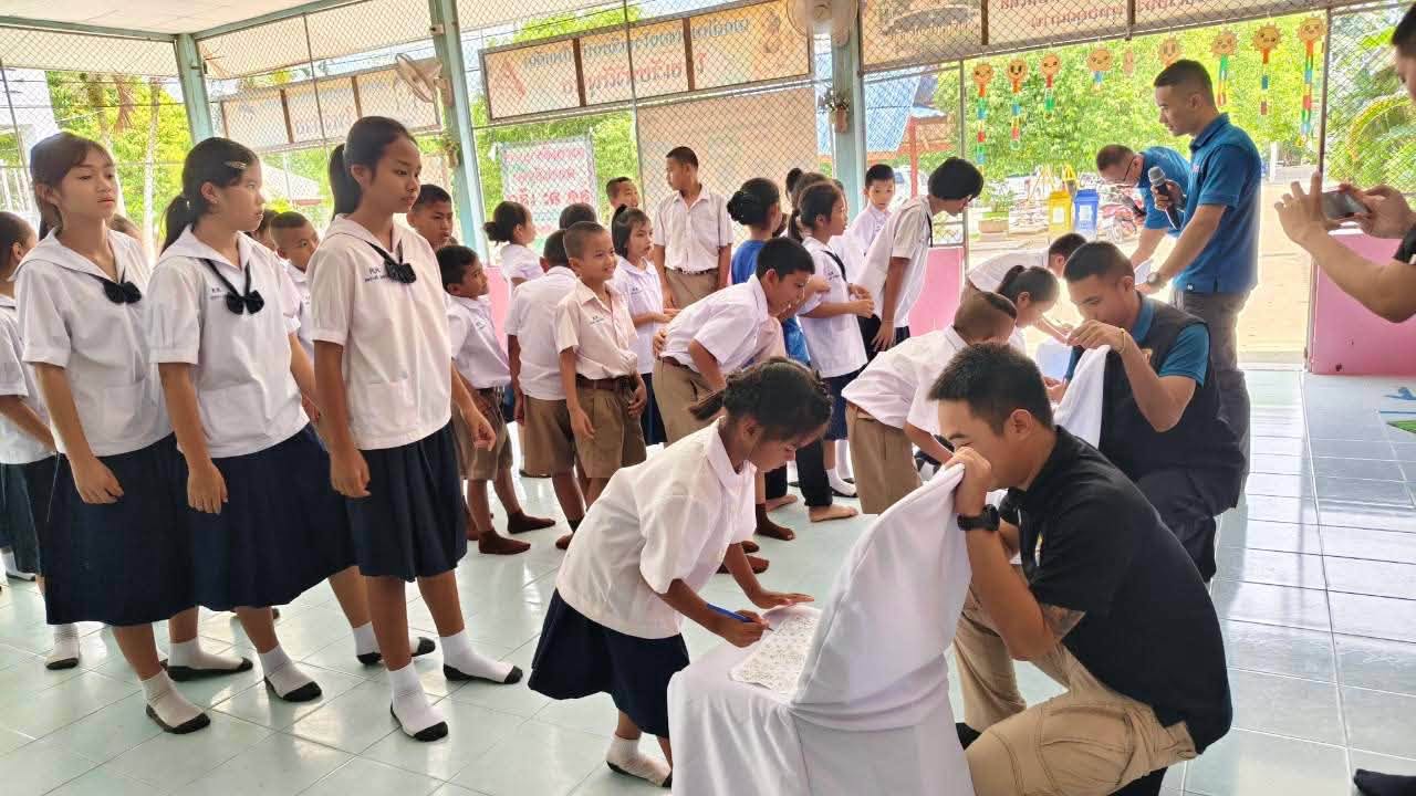 โรงเรียนบ้านโคกตีเต ร่วมกับ ที่พักสงฆ์บ้านร่มเย็น จัดค่ายคุณธรรมจริยธรรม