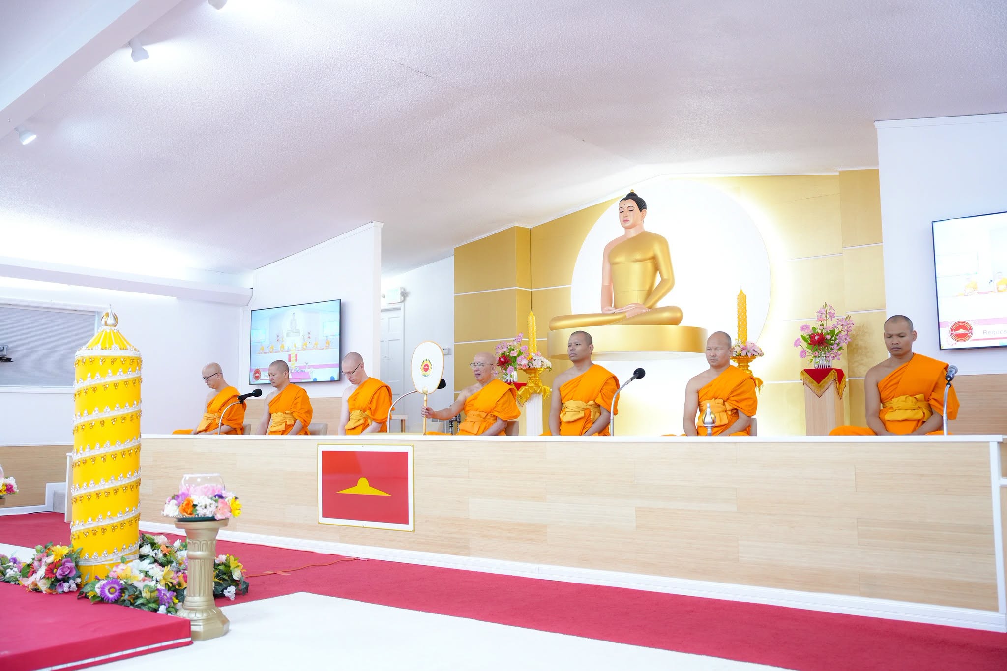 วัดพระธรรมกายจอร์เจีย จัดกิจกรรมนั่งสมาธิสำหรับชาวท้องถิ่น