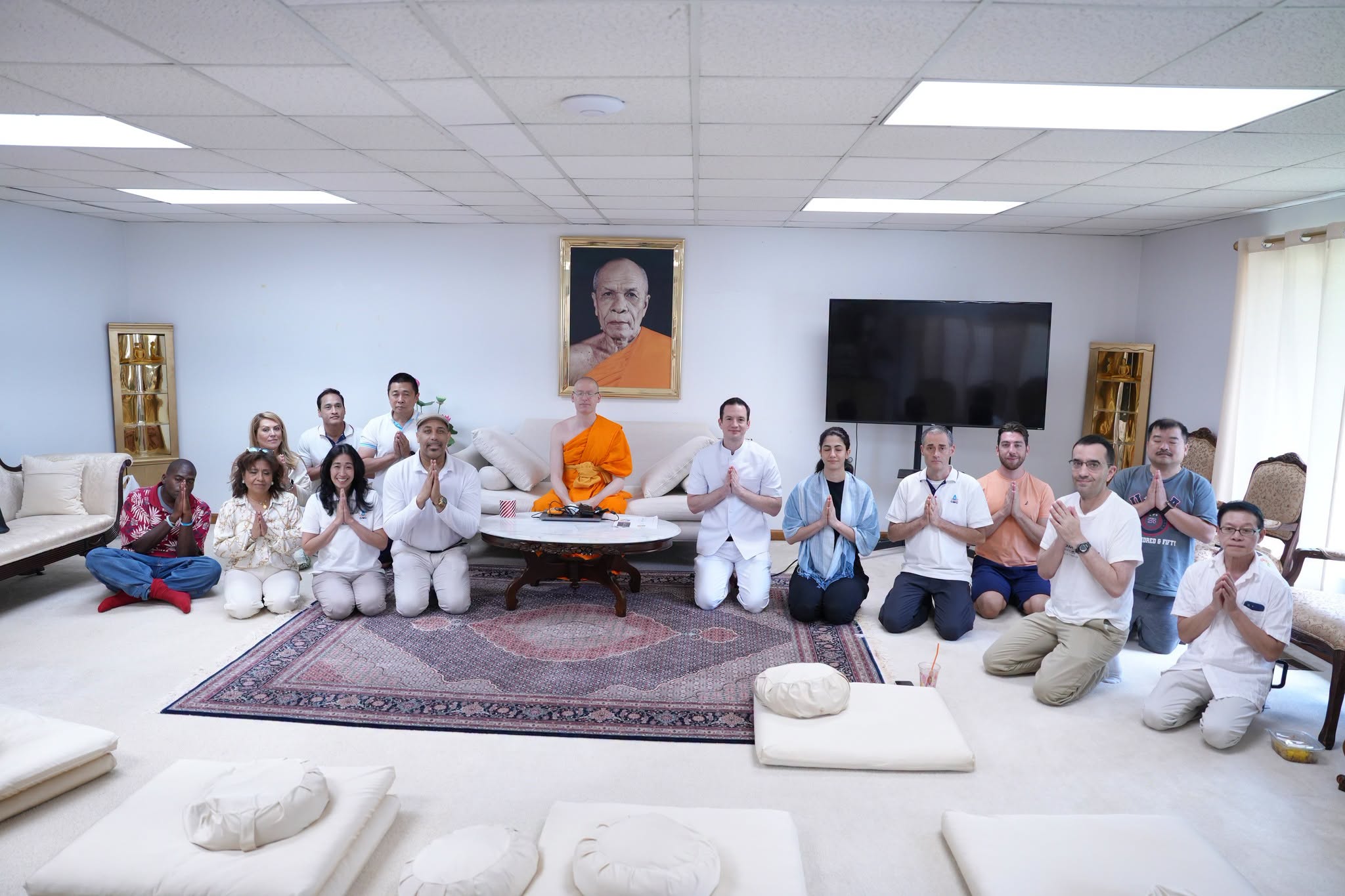 วัดพระธรรมกายจอร์เจีย จัดกิจกรรมนั่งสมาธิสำหรับชาวท้องถิ่น