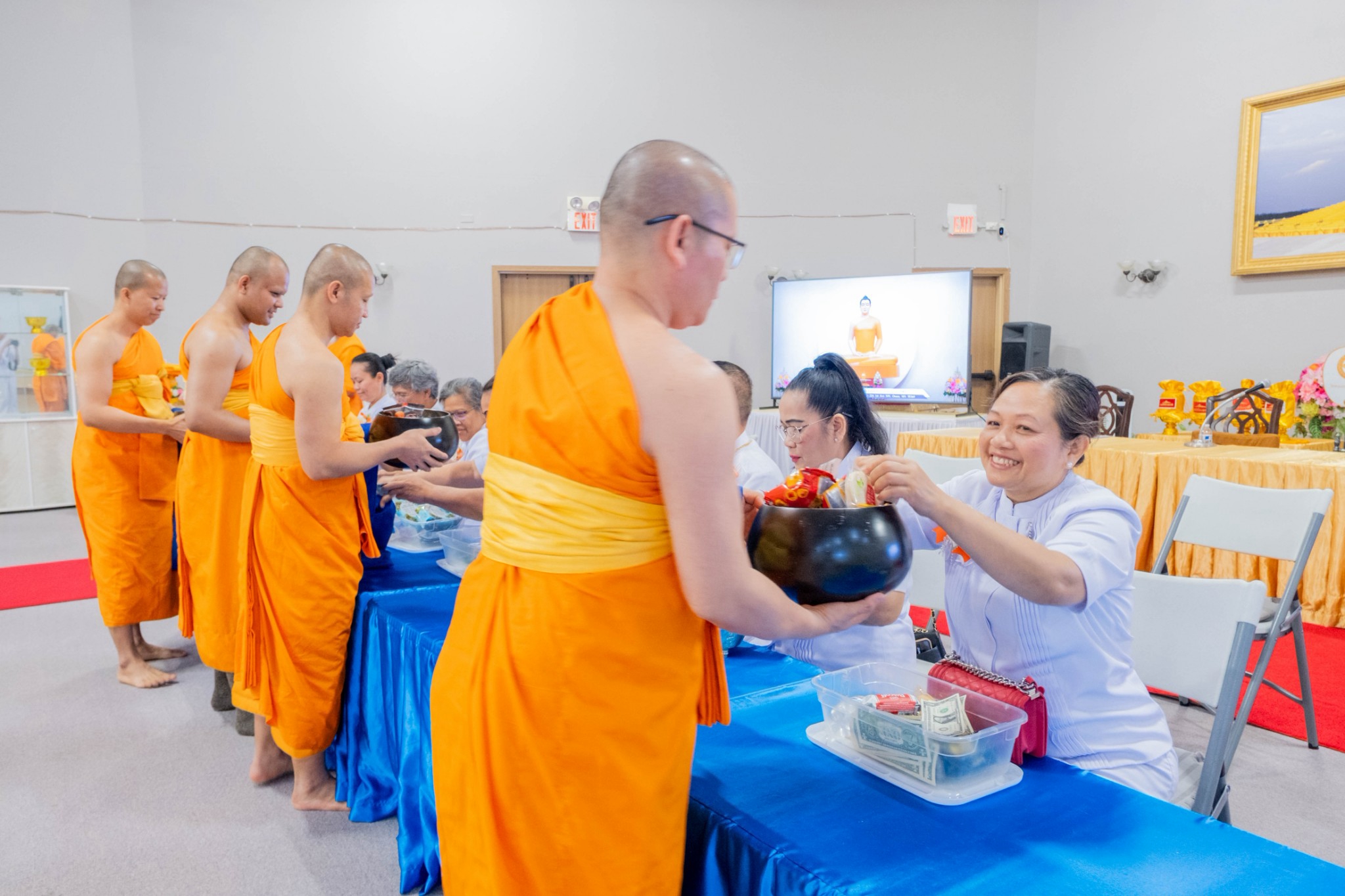 วัดพระธรรมกายมินเนโซตา จัดงานบุญวันอาทิตย์