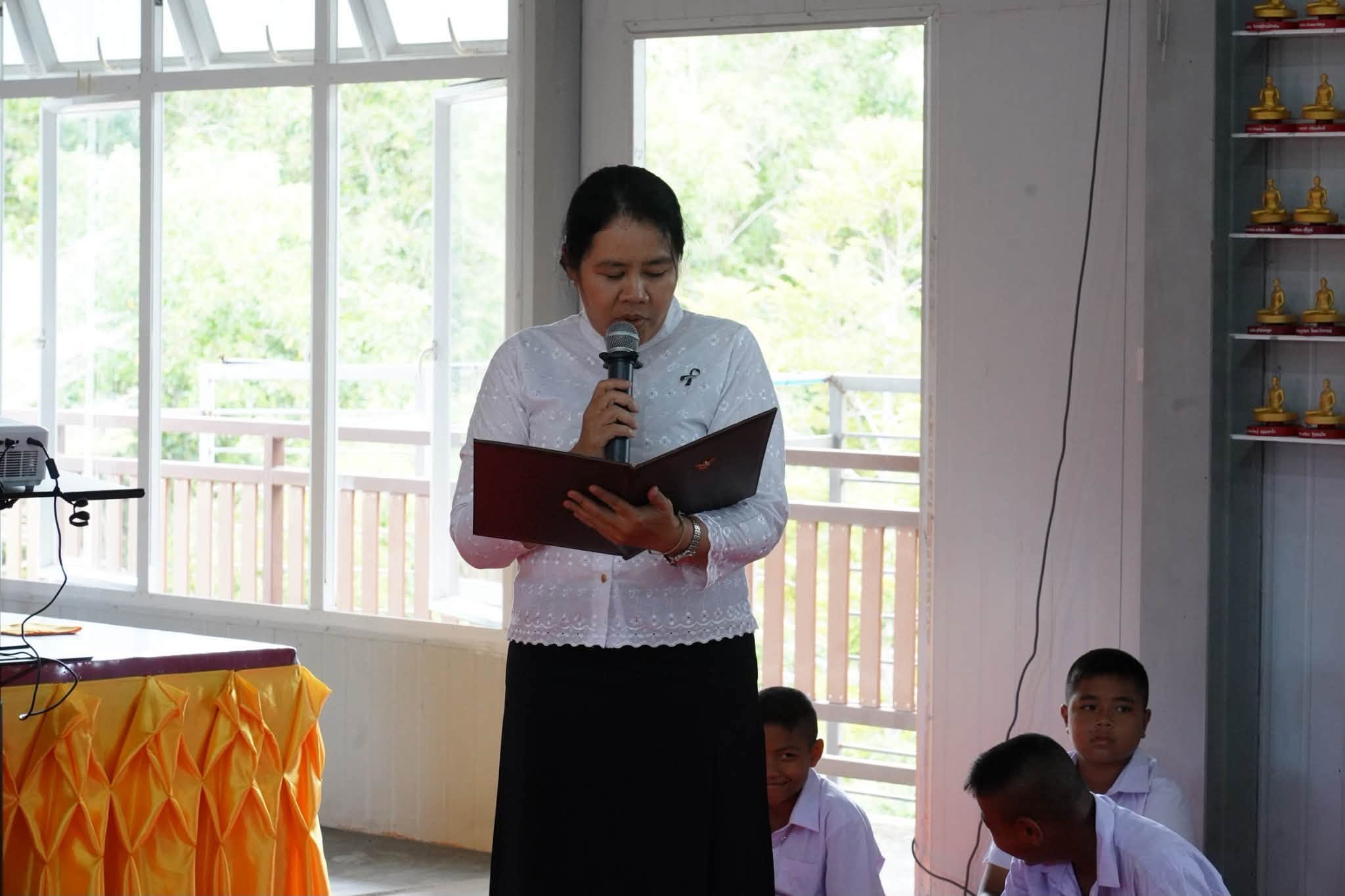 ที่พักสงฆ์บ้านร่มเย็น ร่วมกับ โรงเรียนเทศบาล 5 วัดประชาภิรมย์ จัดอบรมค่ายคุณธรรมจริยธรรม