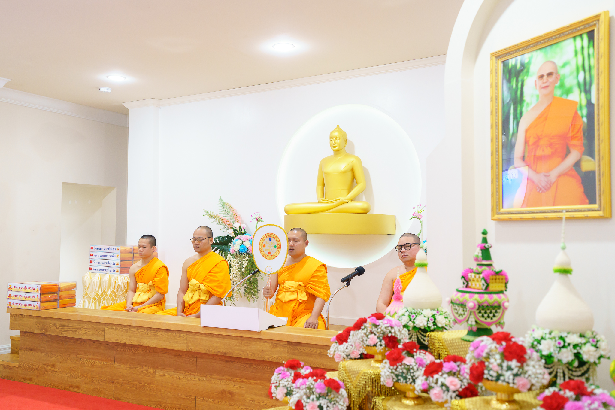 วัดพระธรรมกายปาล์มบีช จัดพิธีมุทิตาหลวงพ่อธัมมชโย เนื่องในวันธรรมชัย