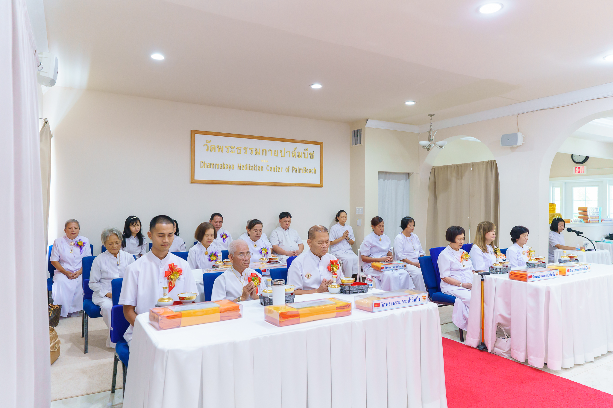 วัดพระธรรมกายปาล์มบีช จัดพิธีมุทิตาหลวงพ่อธัมมชโย เนื่องในวันธรรมชัย