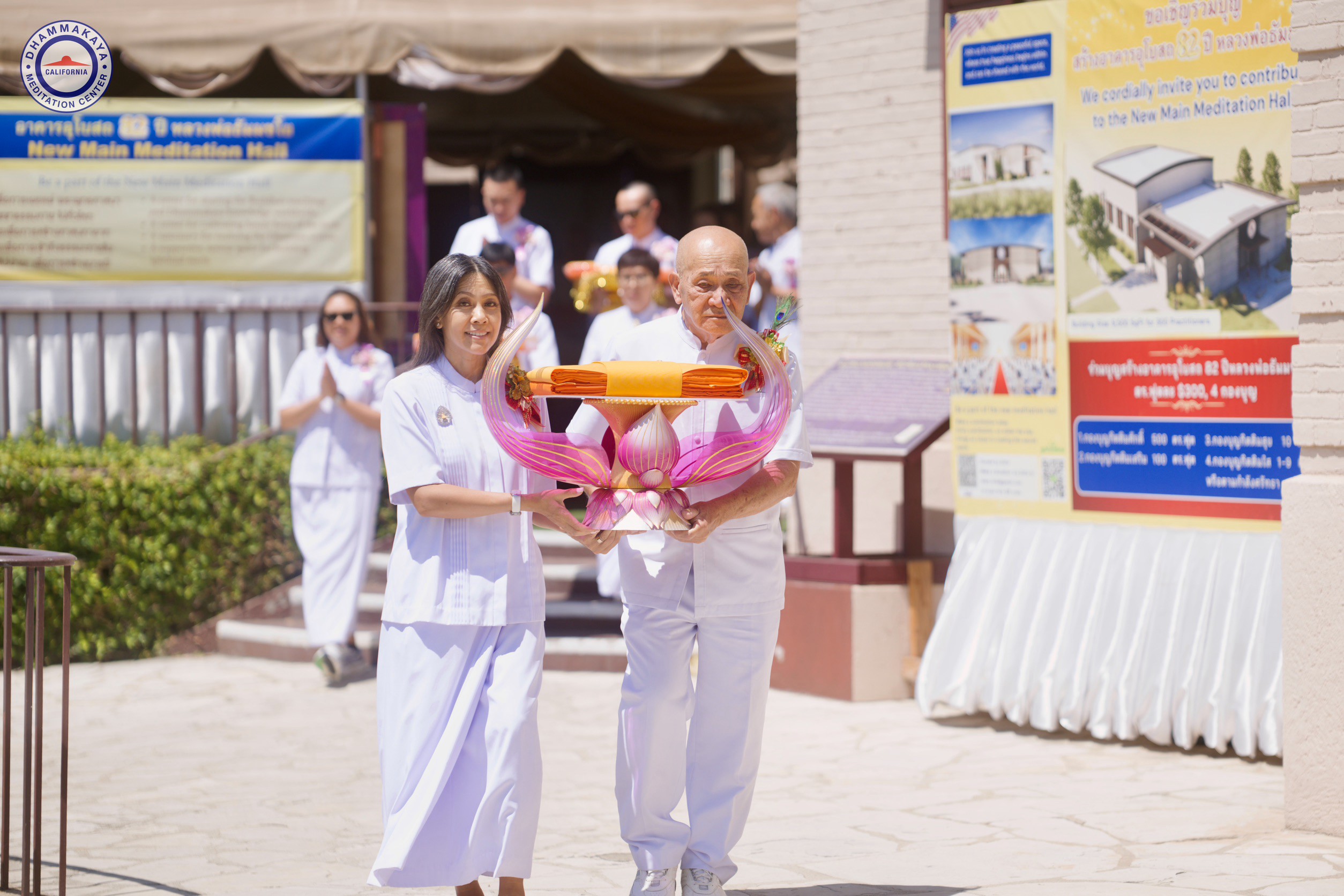 วัดพระธรรมกายแคลิฟอร์เนีย จัดกิจกรรมงานบุญเนื่องในวันธรรมชัย