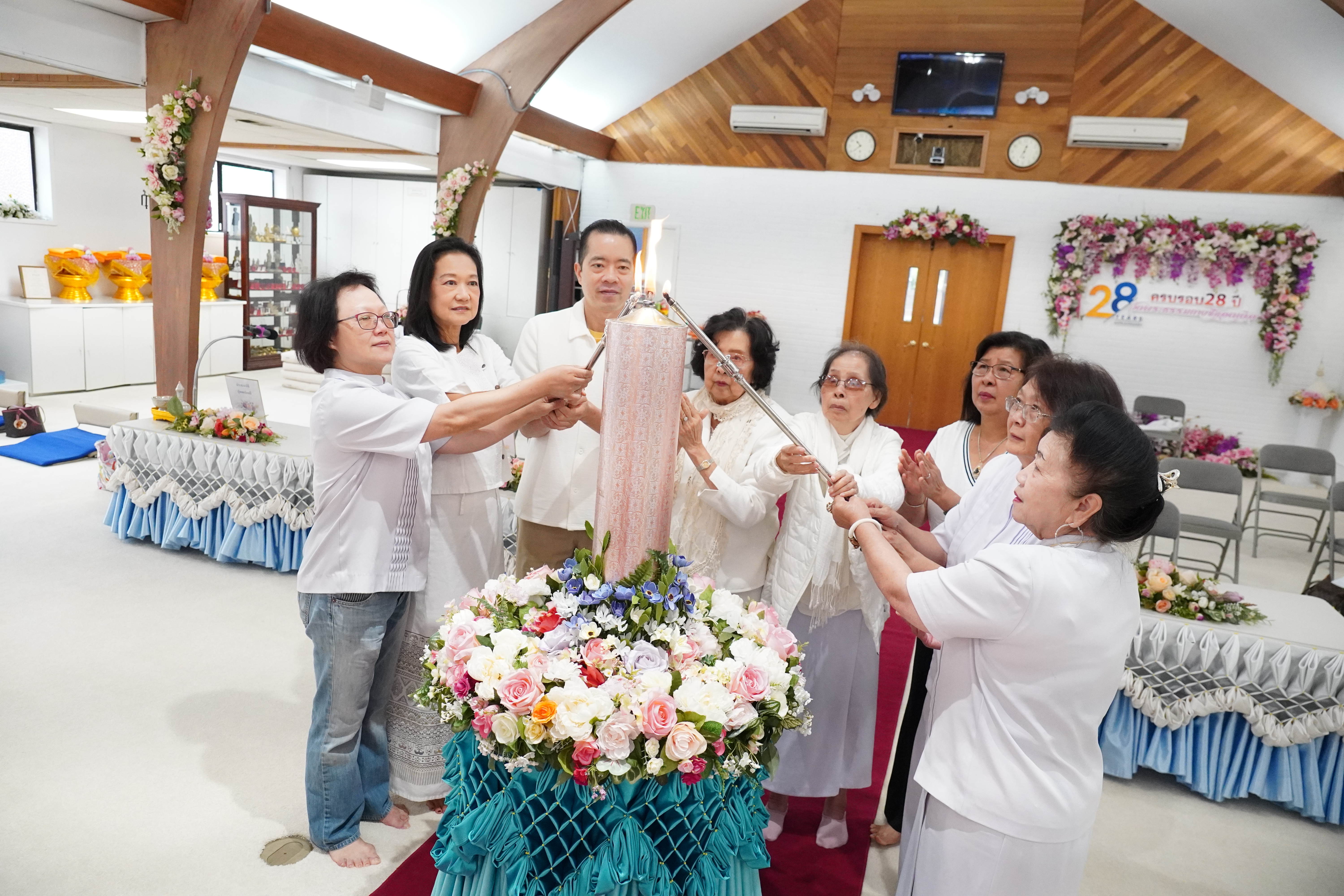 วัดพระธรรมกายซีแอตเติล จัดงานบุญวันอาทิตย์