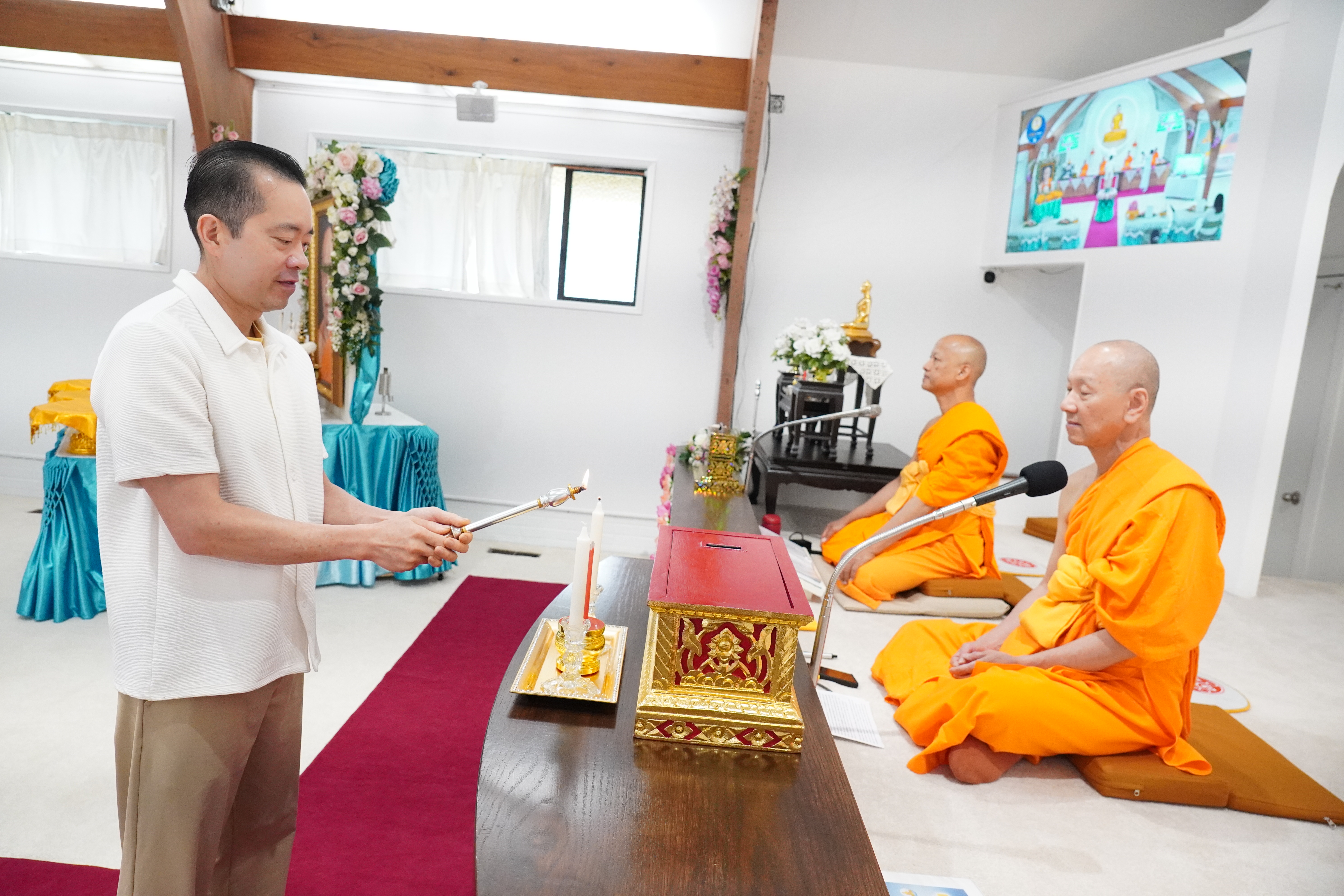 วัดพระธรรมกายซีแอตเติล จัดงานบุญวันอาทิตย์