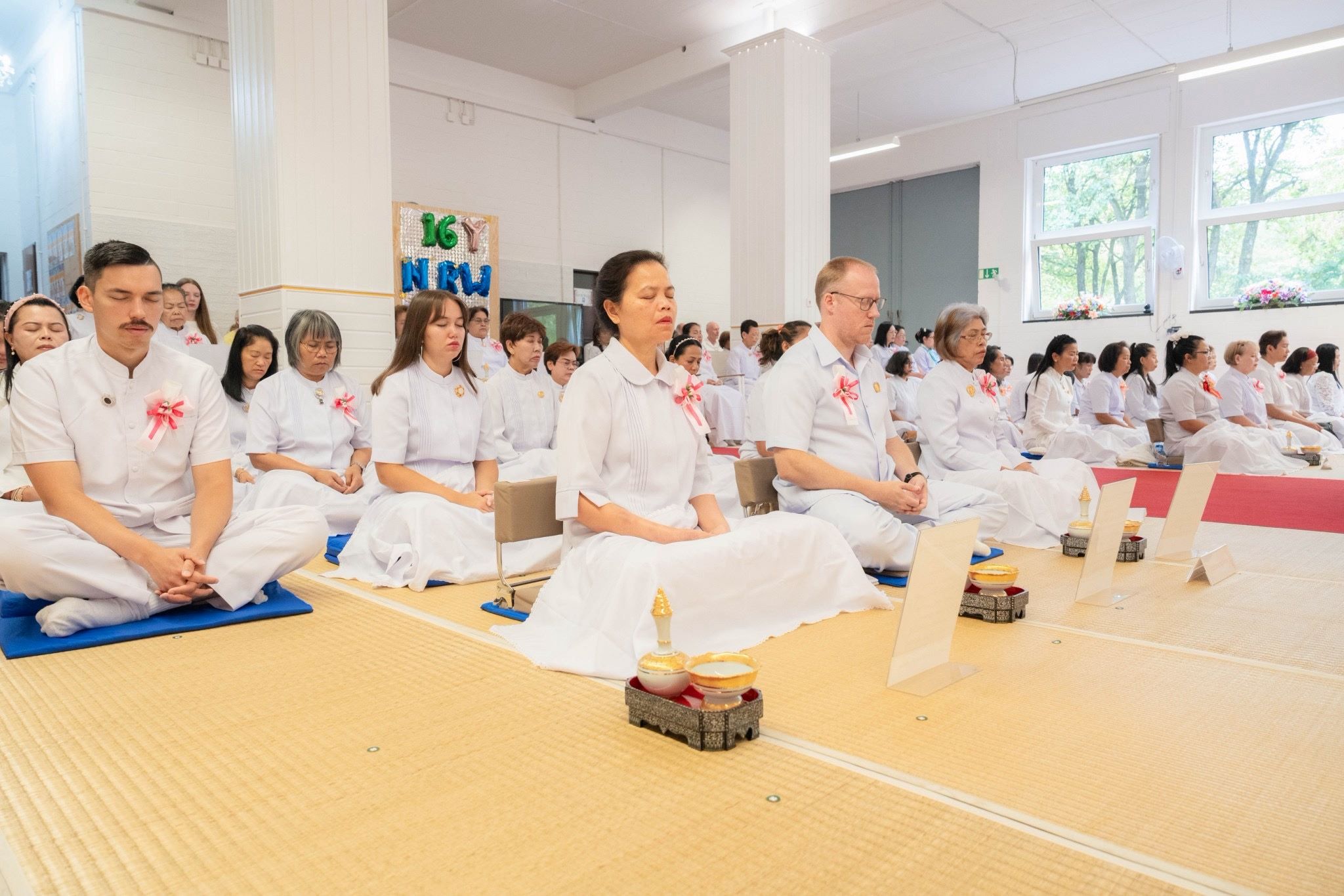 วัดพุทธนอร์ดไรน์เวสท์ฟาเลน จัดกิจกรรมงานบุญฉลองครบรอบ 16 ปี