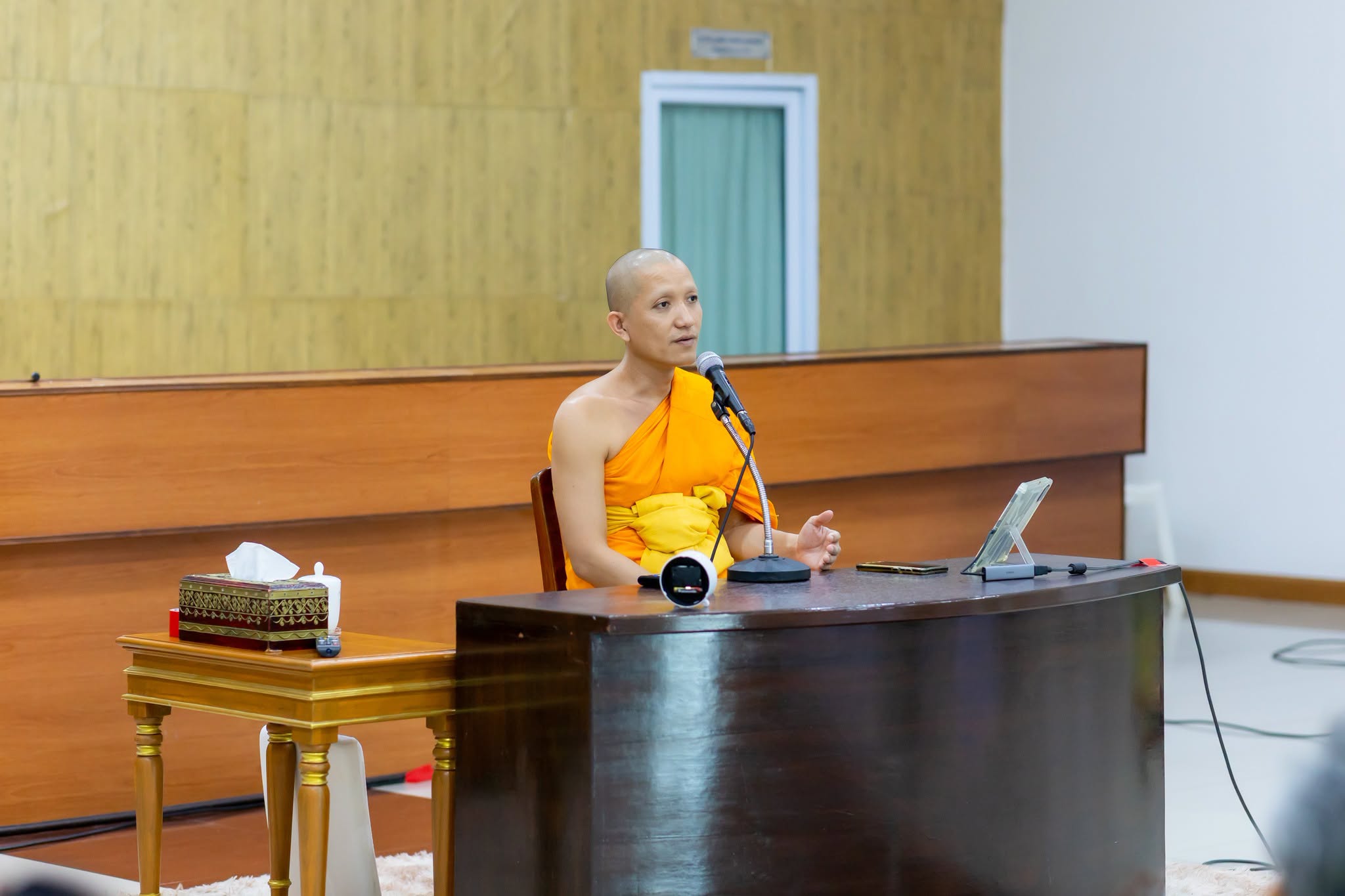 ศูนย์อบรมเยาวชนบางปะหัน จัดโครงการปฏิบัติธรรมวันเสาร์เบาใจ