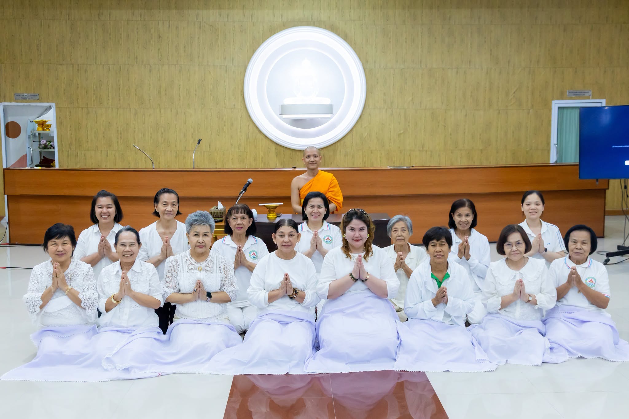 ศูนย์อบรมเยาวชนบางปะหัน จัดโครงการปฏิบัติธรรมวันเสาร์เบาใจ
