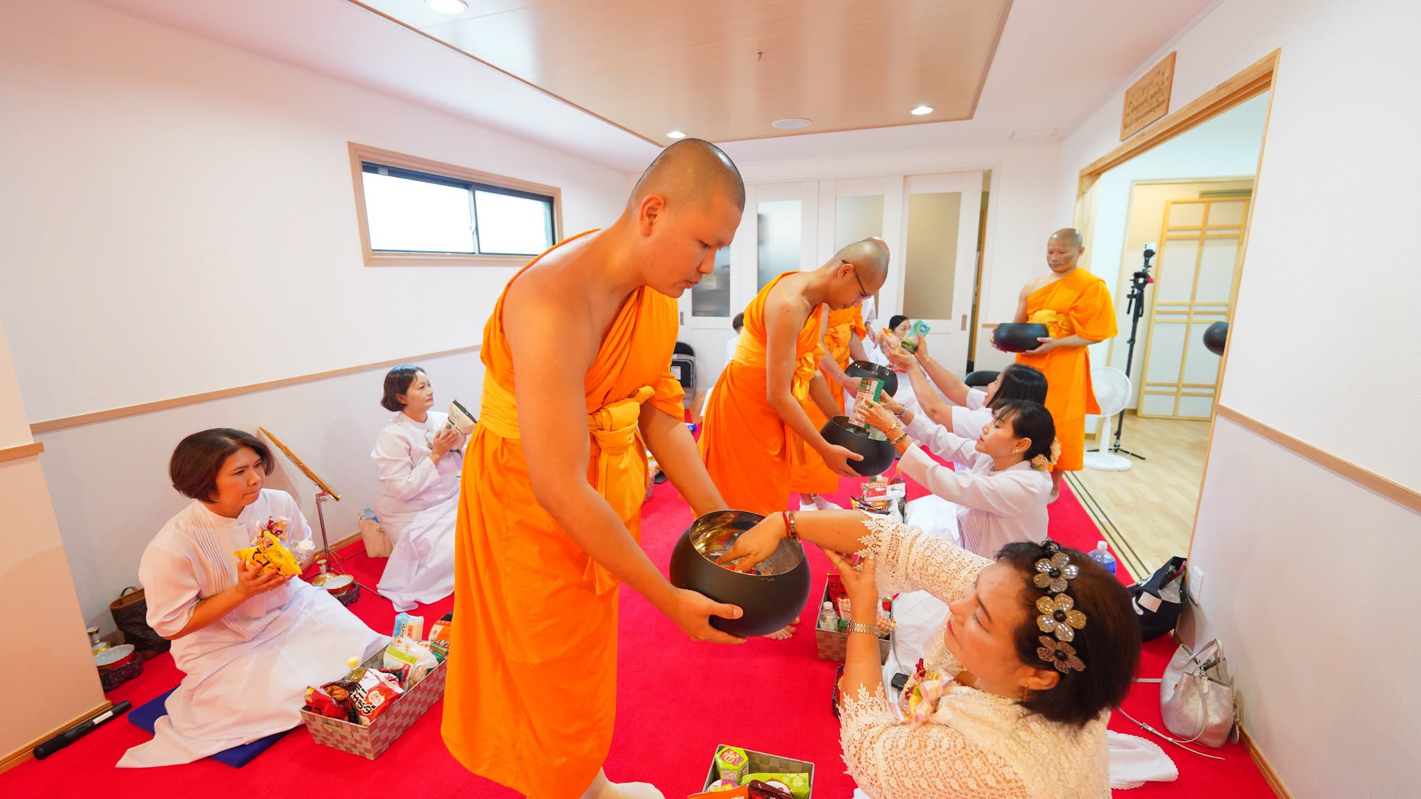 วัดพระธรรมกายโอซาก้า จัดงานบุญเนื่องในวันธรรมชัย