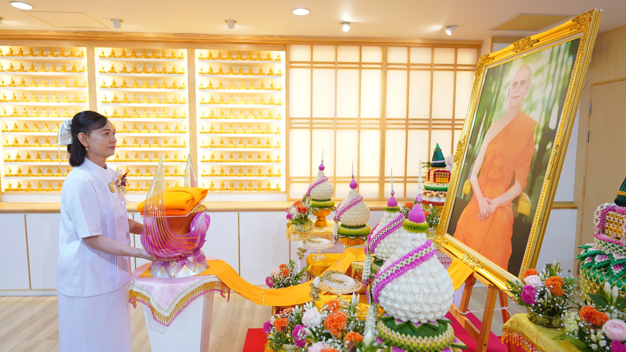 วัดพระธรรมกายโอซาก้า จัดงานบุญเนื่องในวันธรรมชัย