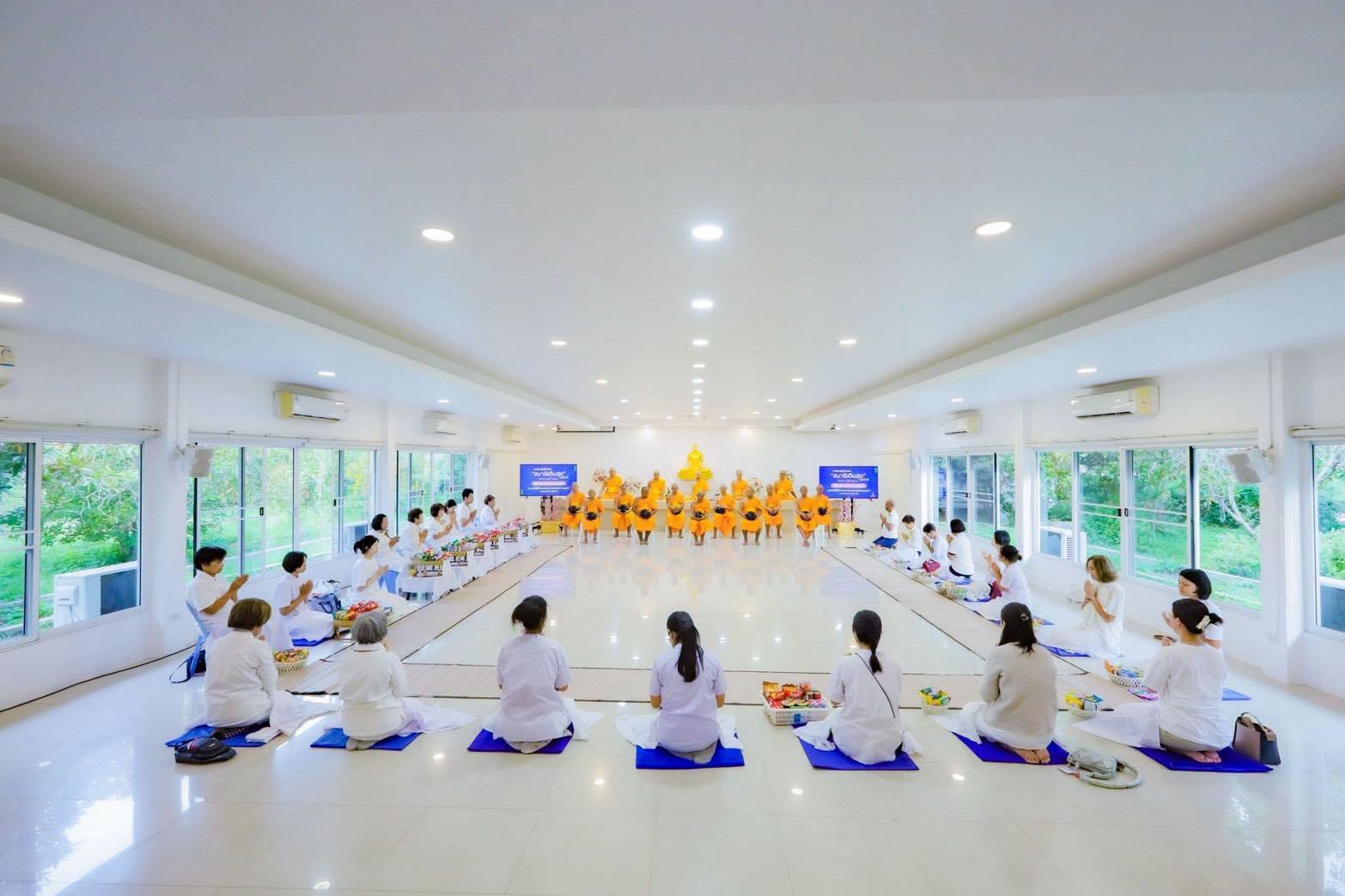 ศูนย์อบรมเยาวชนลาดหลุมแก้ว จัดคอร์สปฏิบัติธรรม สมาธิเติมสุข รุ่นที่ 46