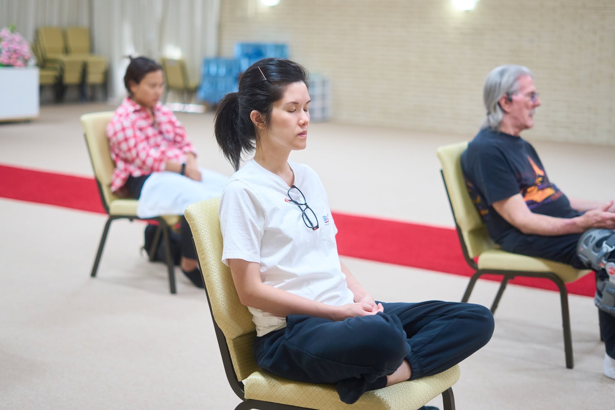 คลาสสมาธิ ณ วัดพระธรรมกายเท็กซัส
