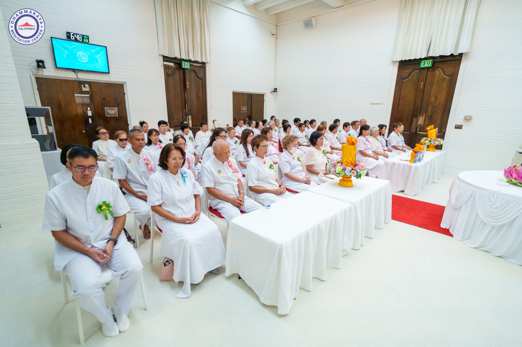 วัดพระธรรมกายแคลิฟอร์เนีย จัดงานบุญบูชาข้าวพระ