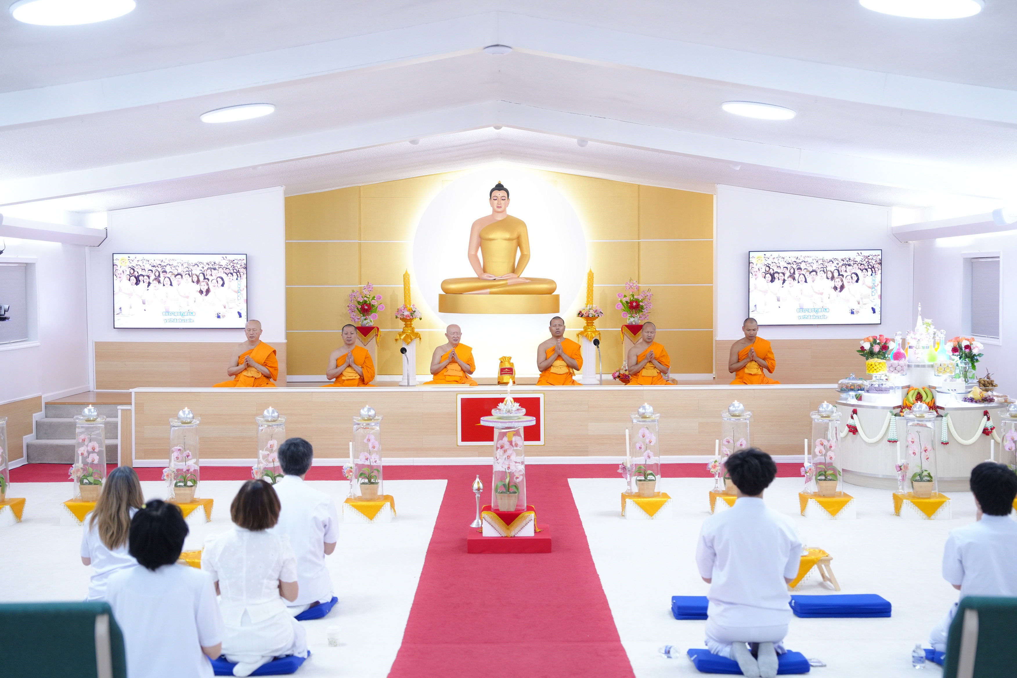 วัดพระธรรมกายจอร์เจีย จัดงานบุญบูชาข้าวพระ