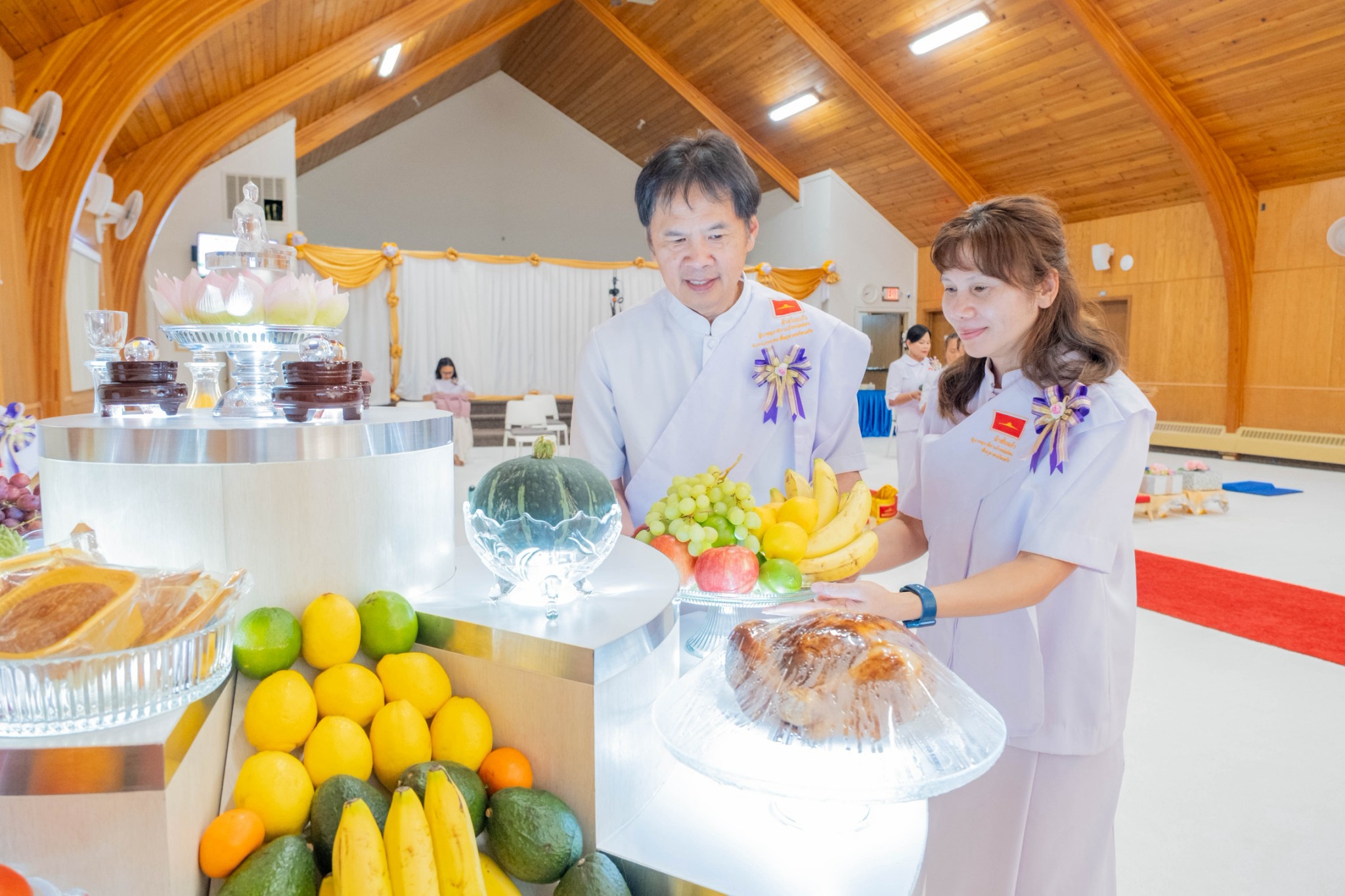 วัดพระธรรมกายมินเนโซตา จัดงานบุญบูชาข้าวพระ