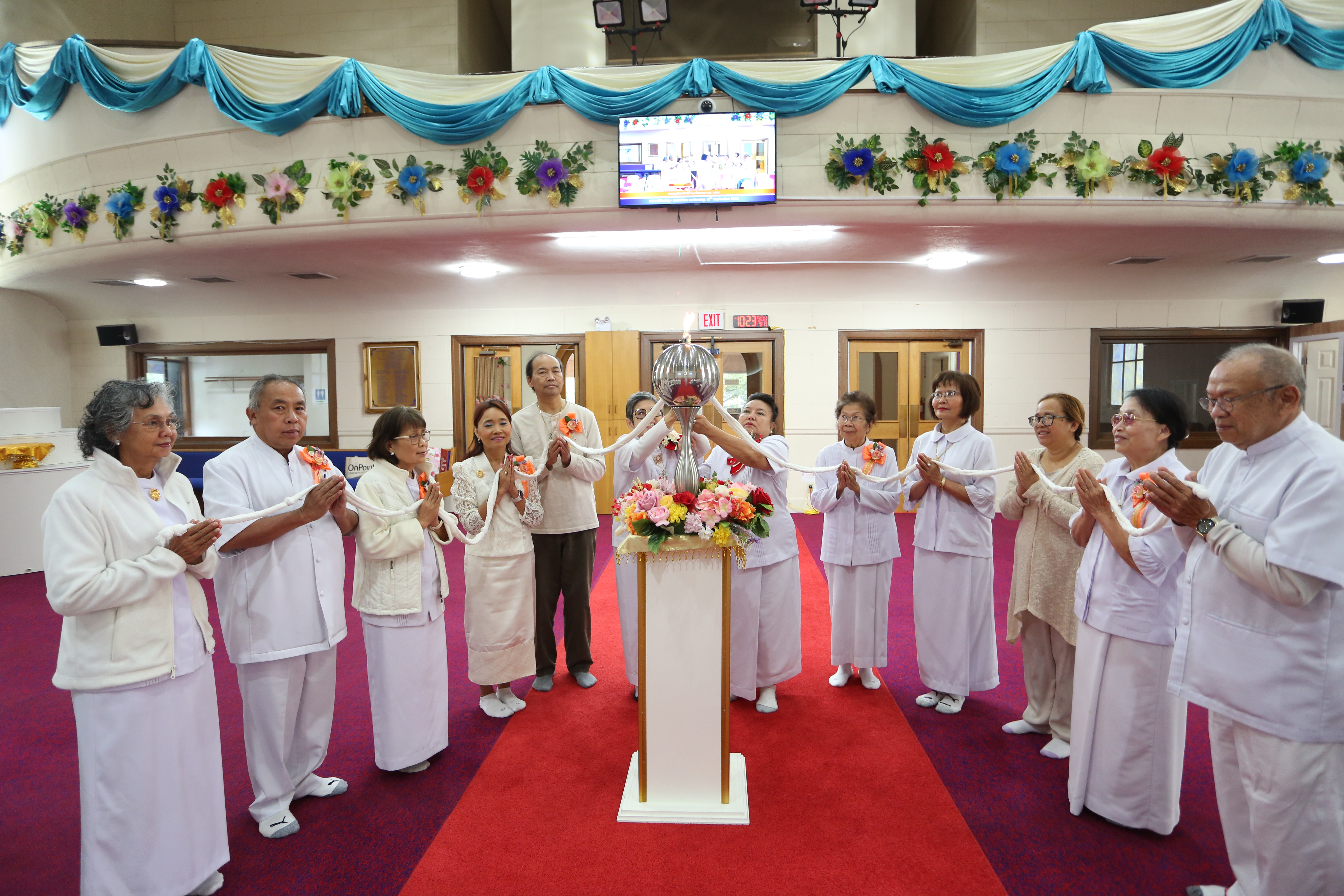 วัดพระธรรมกายออเรกอน จัดกิจกรรมงานบุญวันอาทิตย์