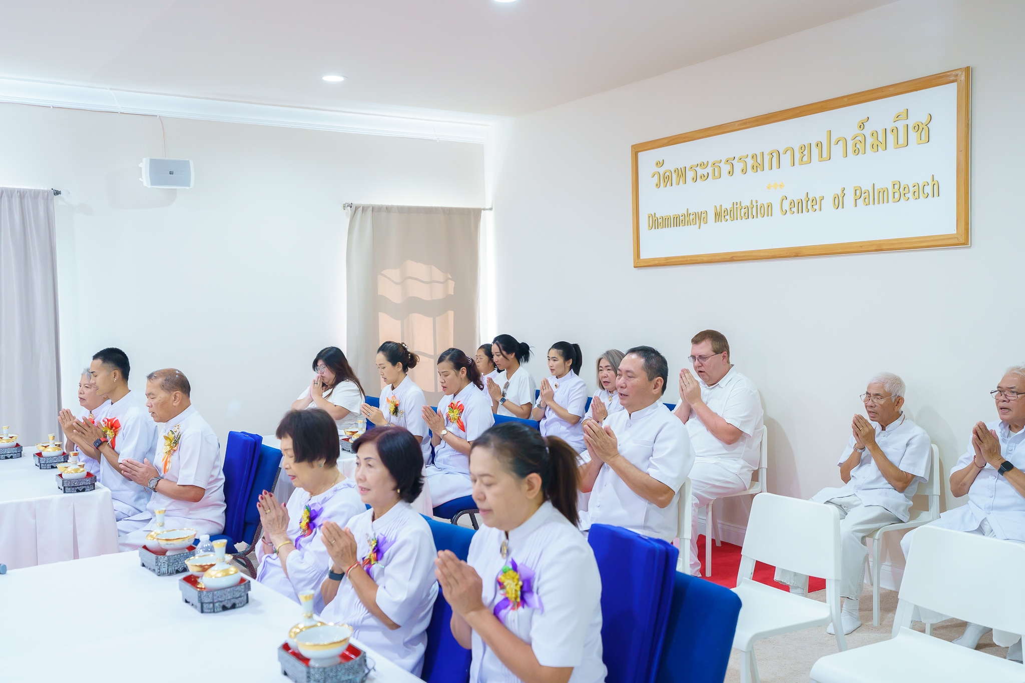 วัดพระธรรมกายปาล์มบีช จัดกิจกรรมงานบุญวันอาทิตย์