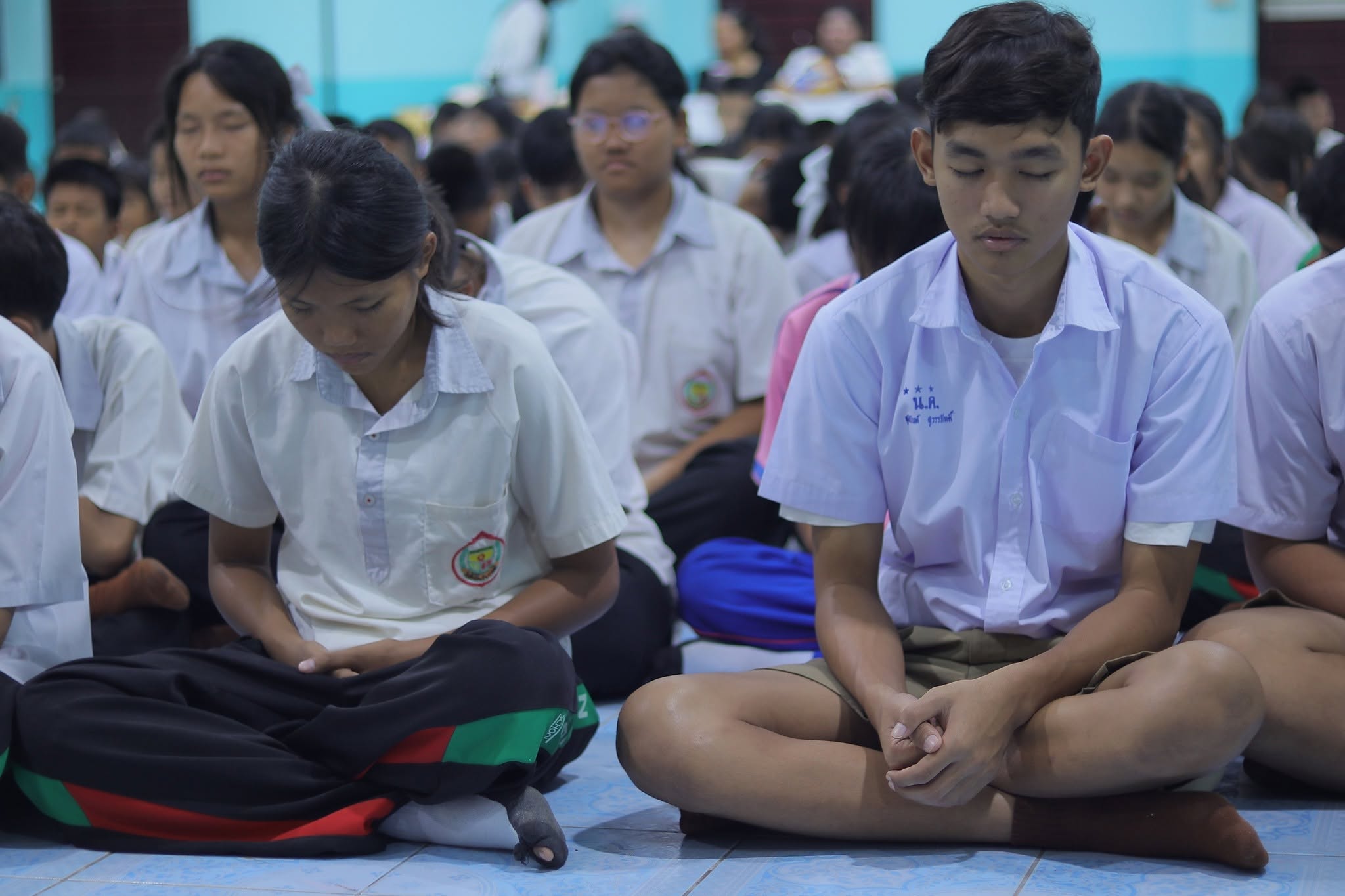กิจกรรมค่ายคุณธรรม นักเรียนโรงเรียนบ้านนิคมลำนารายณ์ จังหวัดลพบุรี
