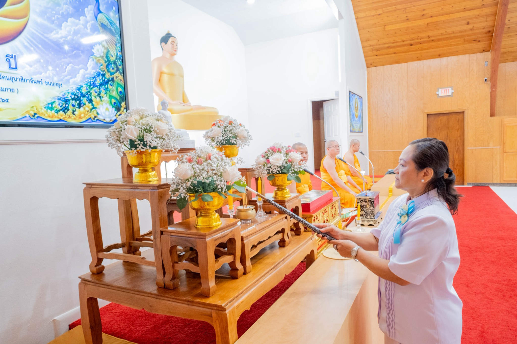 วัดพระธรรมกายมินเนโซตา จัดงานบุญวันอาทิตย์