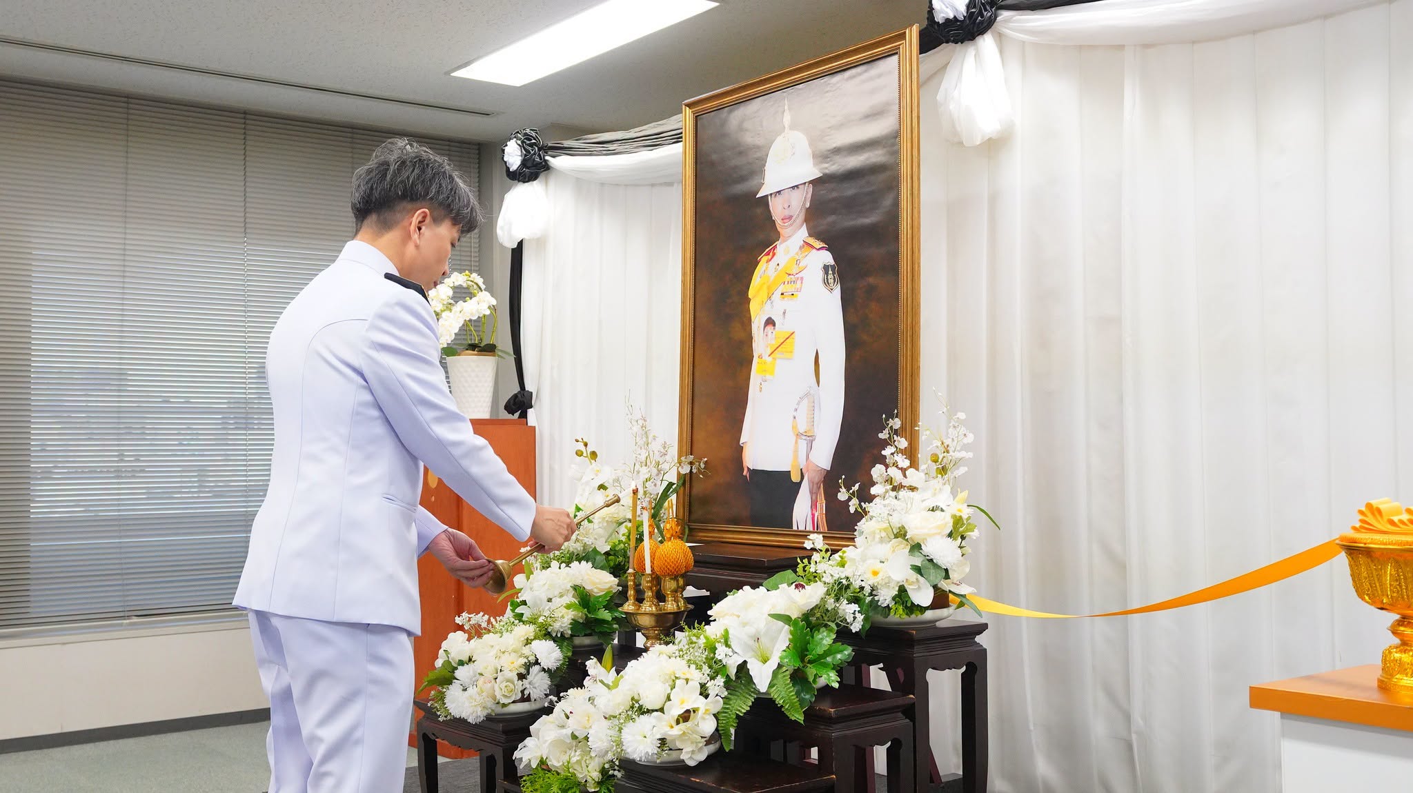 สถานกงสุลใหญ่นครโอซาก้า จัดพิธีบำเพ็ญกุศลสตมวาร ถวายพระกุศลแด่เจ้าฟ้าพัชรกิติยาภา