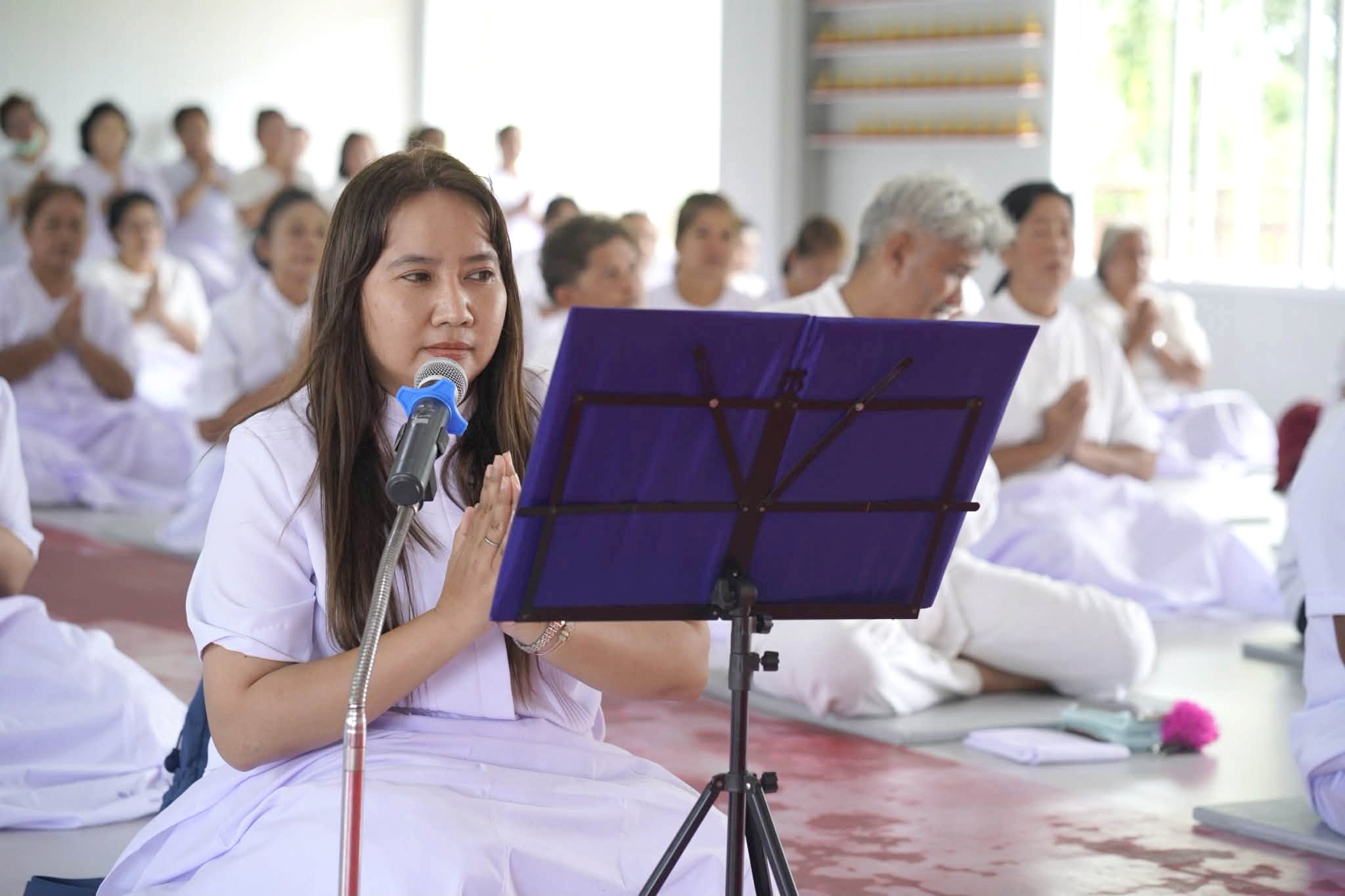 ที่พักสงฆ์บ้านร่มเย็น จัดอบรมโครงการอุบาสกแก้ว อุบาสิกาแก้ว รุ่นที่ 2