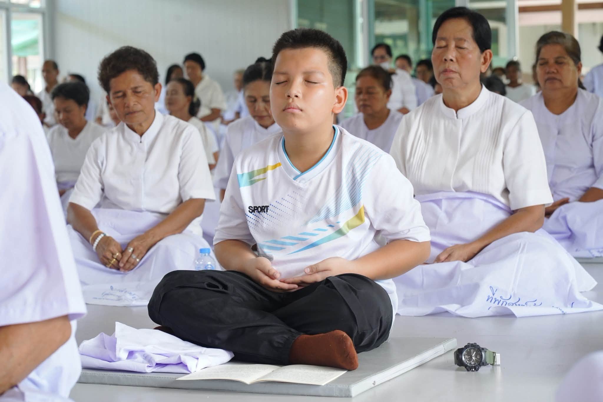 ที่พักสงฆ์บ้านร่มเย็น จัดอบรมโครงการอุบาสกแก้ว อุบาสิกาแก้ว รุ่นที่ 2
