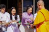 วัดพระธรรมกายบริสเบน จัดพิธีบูชาข้าวพระ