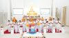 วัดพระธรรมกายฟลอริดา จัดพิธีบูชาข้าวพระ