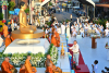 พิธีตักบาตรพระ 10,000 รูป นานาชาติปีที่ 21 ใจกลางเมืองหาดใหญ่