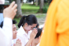 พิธีตักบาตรพระ 90 รูป  เนื่องในโอกาส 90 ปี ธรรมศาสตร์