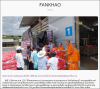 สื่อมวลชนเสนอข่าววัดพระธรรมกาย มูลนิธิธรรมกาย ส่งมอบถุงยังชีพช่วยเหลือผู้ประสบอุทกภัย จ.สุโขทัยและเชียงราย