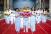 วัดพระธรรมกายจัดปฏิบัติธรรม สวดมนต์ นั่งสมาธิ จุดประทีป เนื่องในวันคล้ายวันเกิด 140 ปี พระมงคลเทพมุนี (สด จนฺทสโร) พระผู้ปราบมาร
